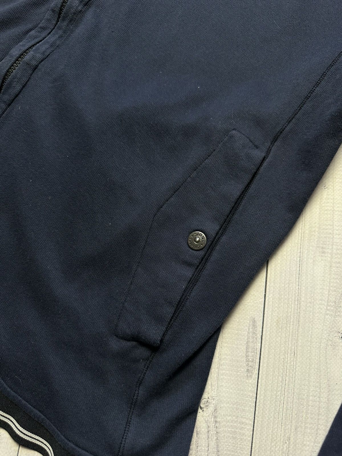 Stone Island × Vintage Vintage Stone Island zip sweatshirt size XXL Size US XXL / EU 58 / 5 - 3 Thumbnail