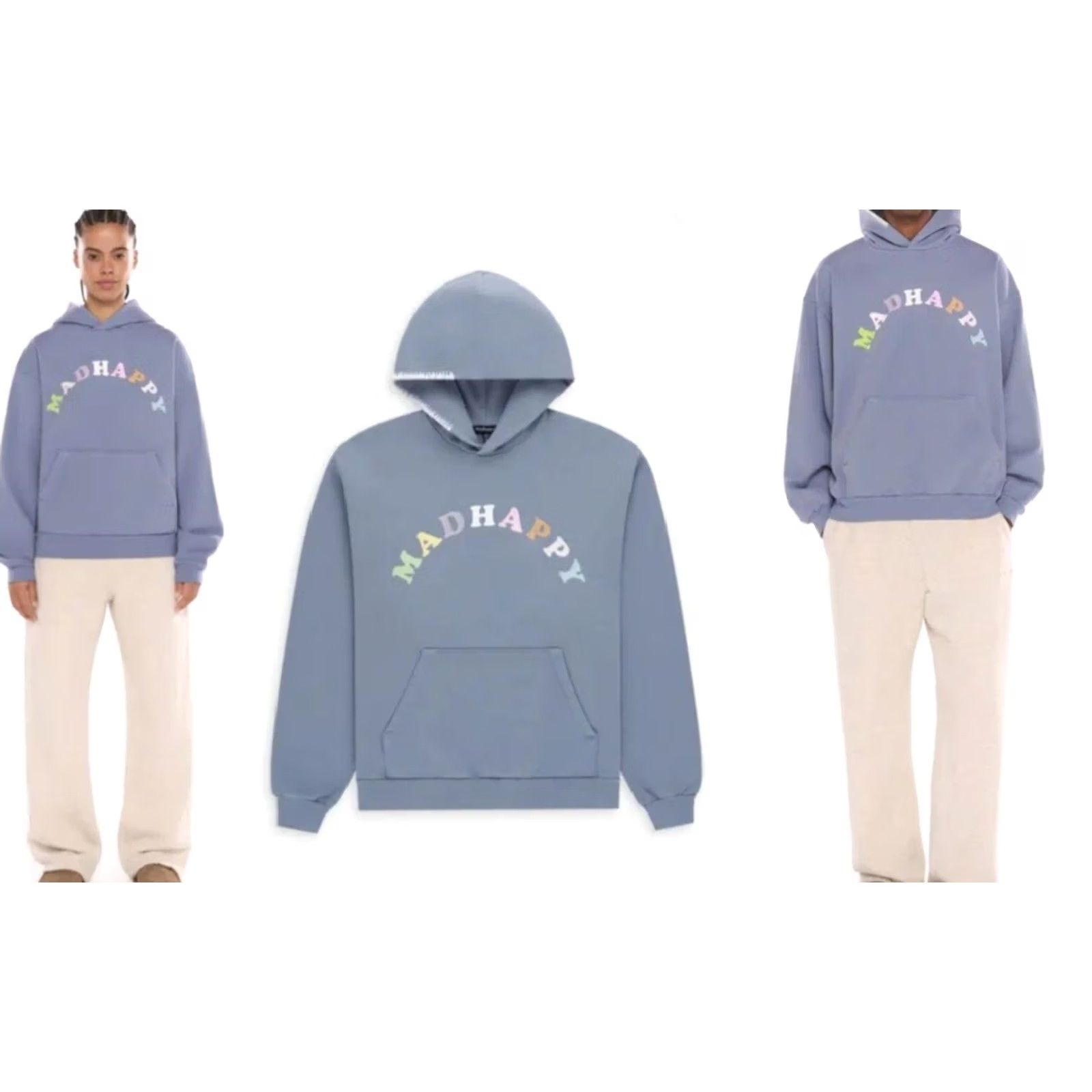Madhappy Madhappy Hoodie Mens / Womens Pastels French Terry Frost Sage Green XL Size XL / US 12-14 / IT 48-50 - 7 Thumbnail