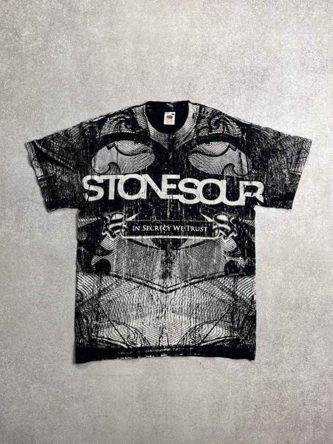 Band Tees Vintage Stone Sour Allowerprint Promo T-shirt M Size US M / EU 48-50 / 2 - 1 Thumbnail