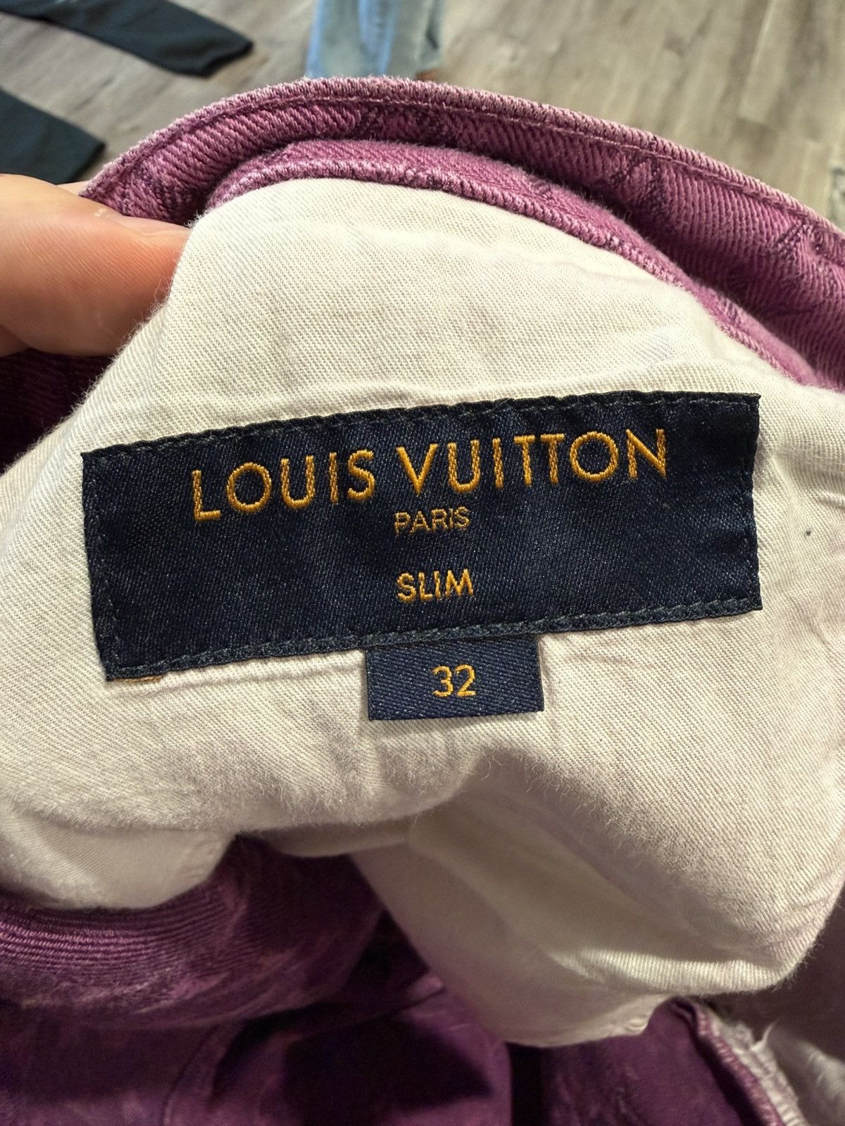Louis Vuitton Louis Vuitton Purple Monogram Denim Pants Size US 32 / EU 48 - 6 Thumbnail