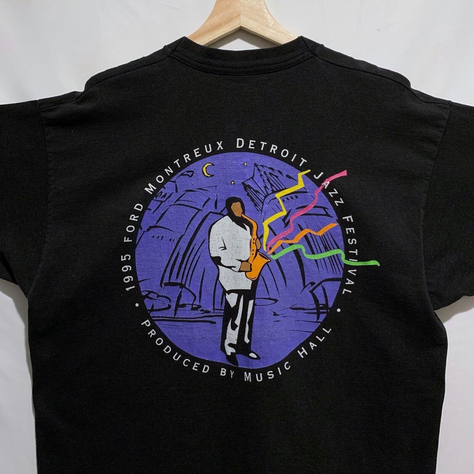 Montreux Jazz Festival Tシャツ xlサイズ T-Shirt Vintage Montreux Jazz Festival, Black - Montreux