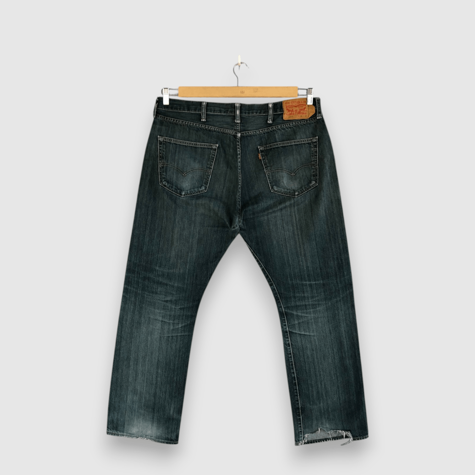 Levi's Vintage Y2K Levis 501 Faded Jeans Levi's Stonewash Denim Size US 38 / EU 54 - 2 Thumbnail