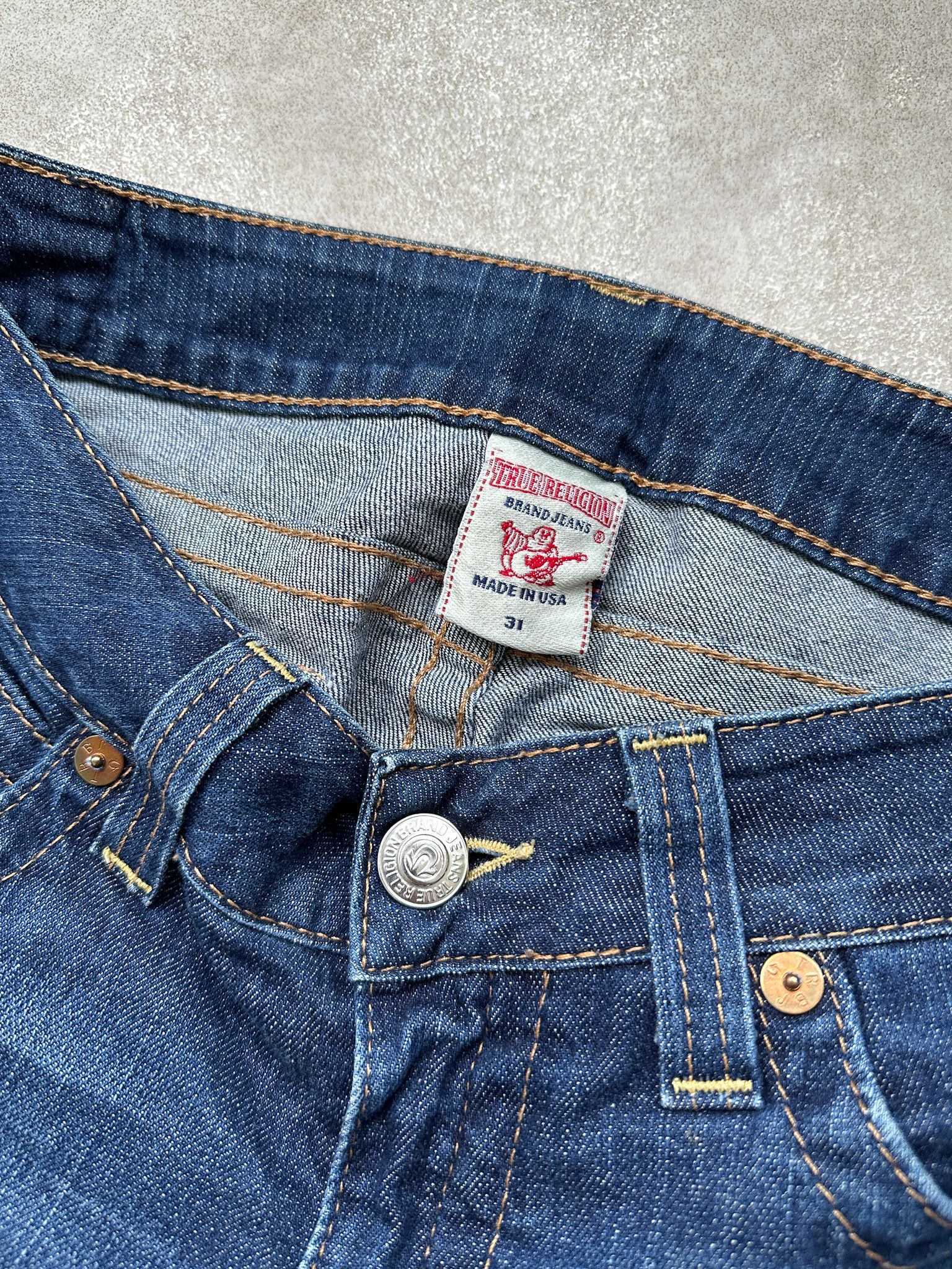 True Religion Vintage True Religion Blue Denim Pants Jeans Size 31 Size 31" - 6 Thumbnail