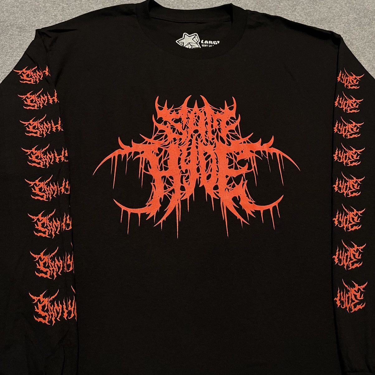 Vintage Sam Hyde Cash Star Suck a Dick with AIDS on Tip Longsleeve Size US M / EU 48-50 / 2 - 3 Thumbnail