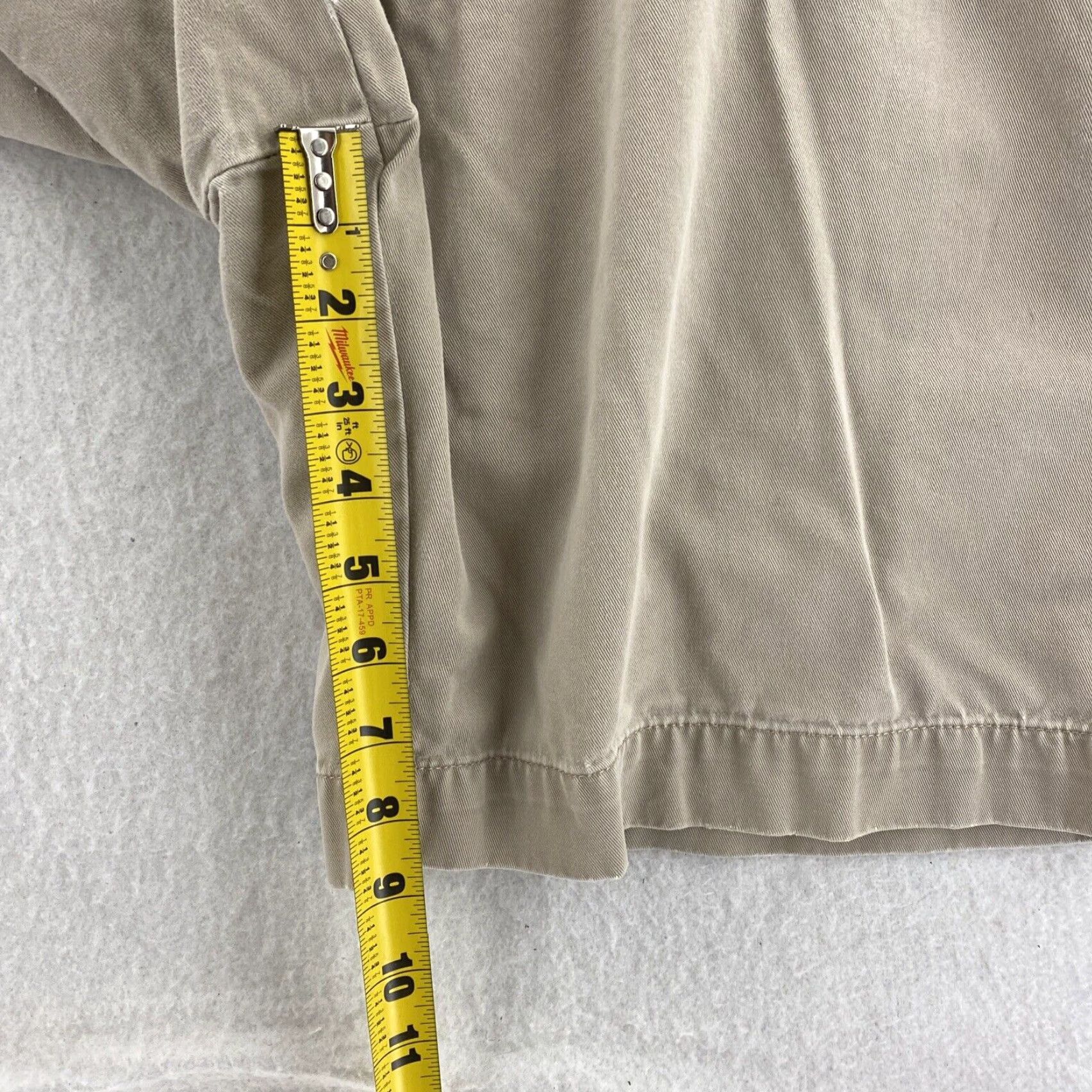 Polo Ralph Lauren VINTAGE Polo Ralph Lauren Shorts Men 34 Khaki Beige Cotton Canvas Flat Front Classic Fit Casual Chino American Preppy Classic 90s Mens Size US S / EU 44-46 / 1 - 3 Thumbnail