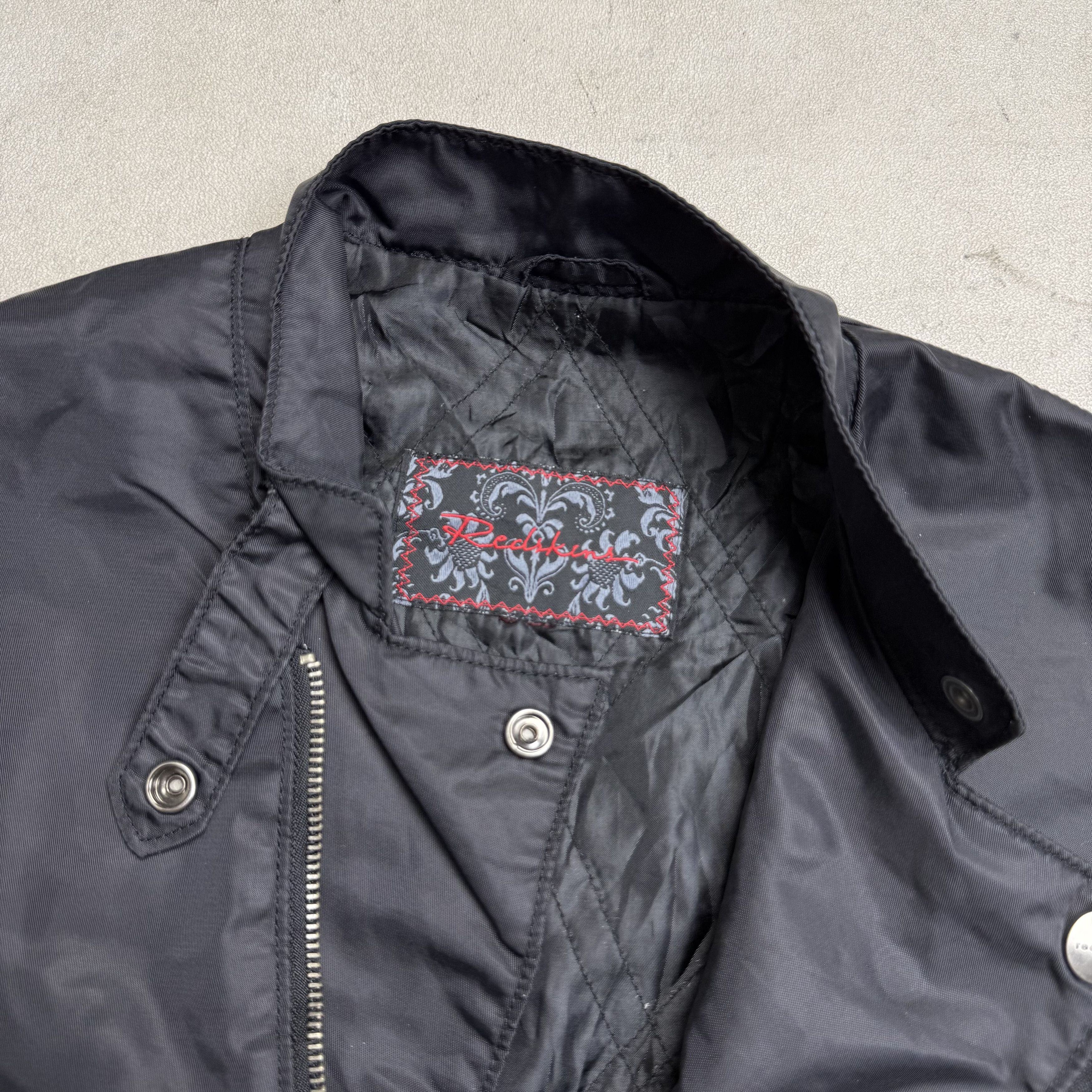 Vintage Redskins Biker Multi Pocket Jacket Size US S / EU 44-46 / 1 - 6 Thumbnail