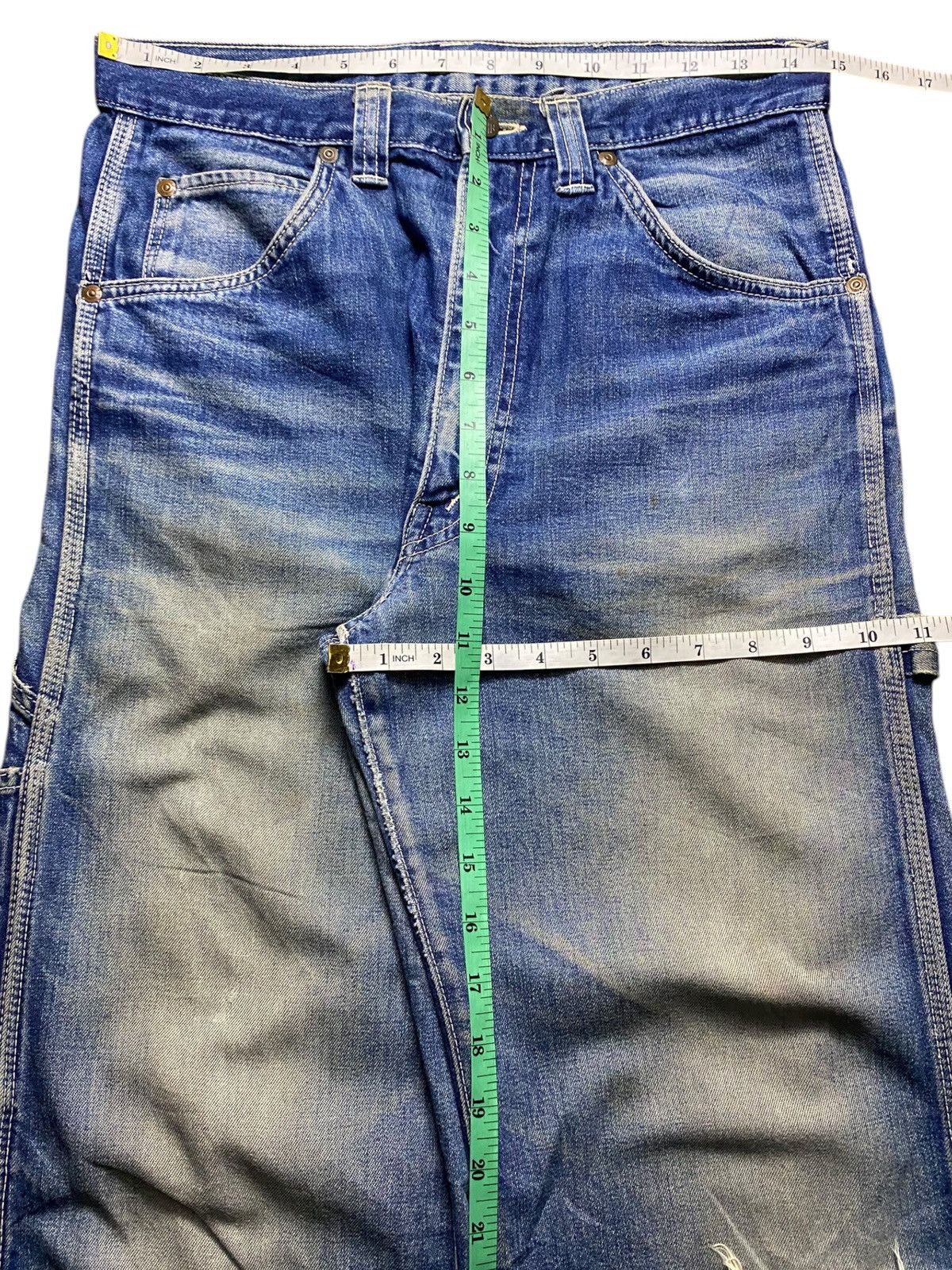 Big John Vintage Big John World Workers Carpenter Denim Jeans Size US 30 / EU 46 - 14 Thumbnail