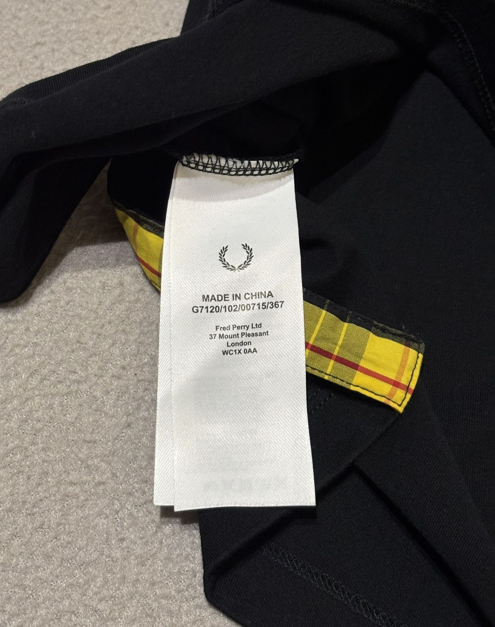 Fred Perry Fred Perry Black Yellow Check T-Shirt size 42 Size M / US 6-8 / IT 42-44 - 13 Thumbnail