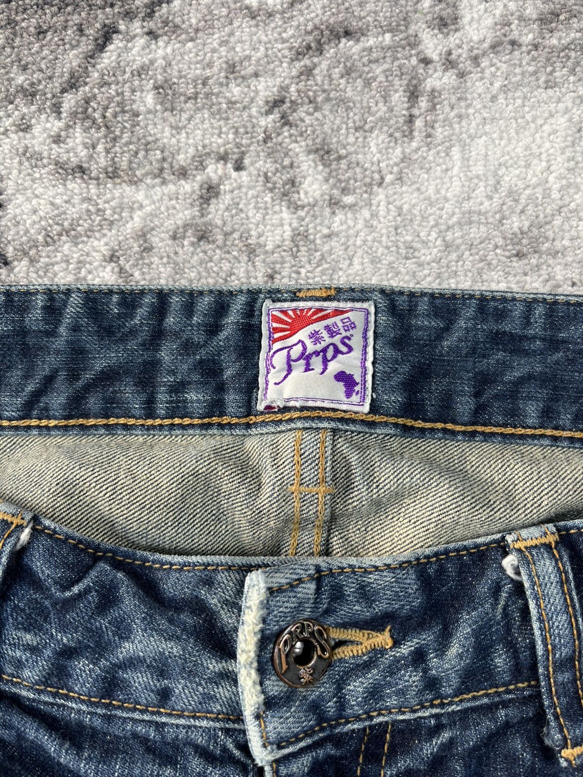Prps PRPS Japan Selvedge Distressed Bootcut Denim 31 Size US 31 - 4 Thumbnail