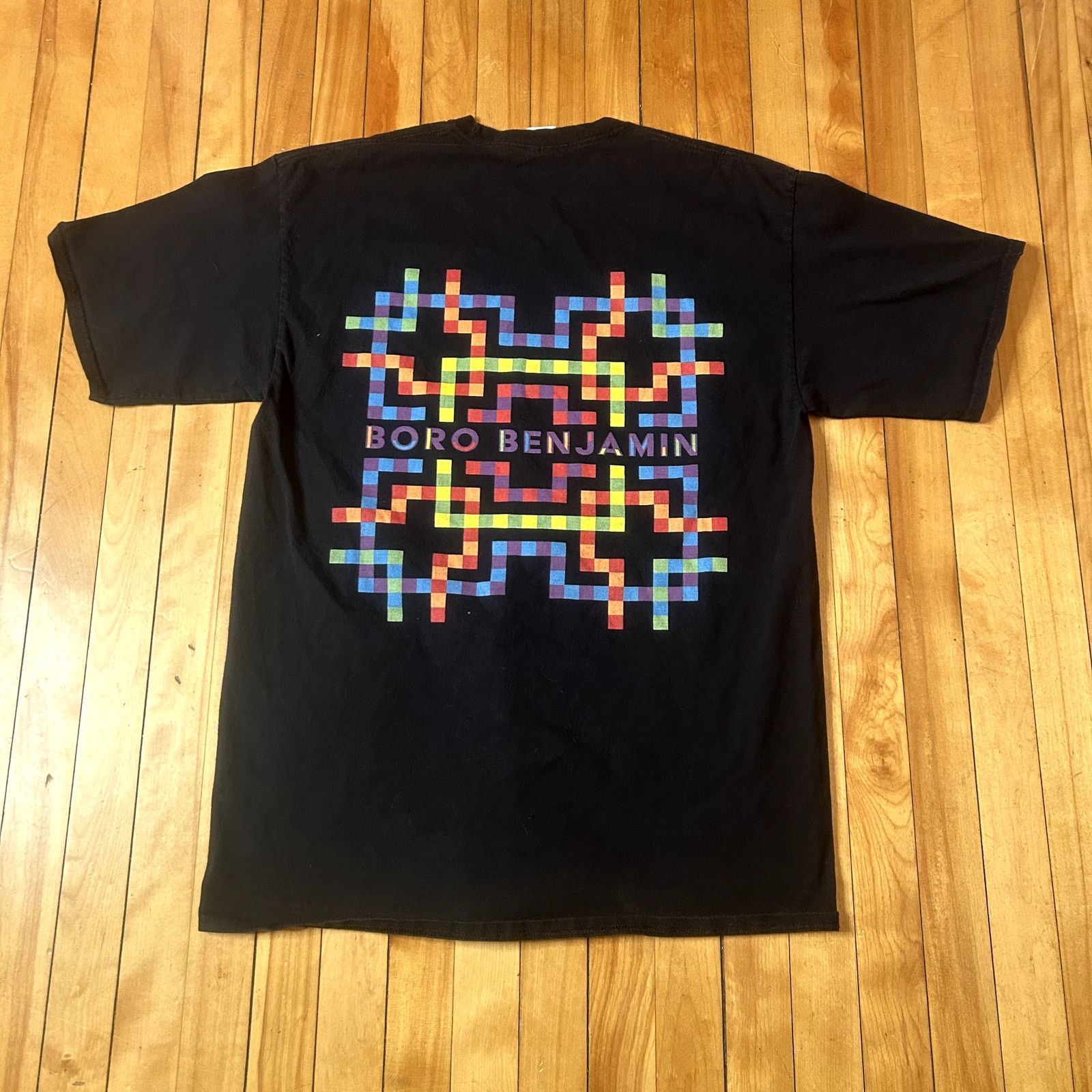 Vintage Modern Boro Benjamin Black T-Shirt XL Size US XL / EU 56 / 4 - 1 Thumbnail