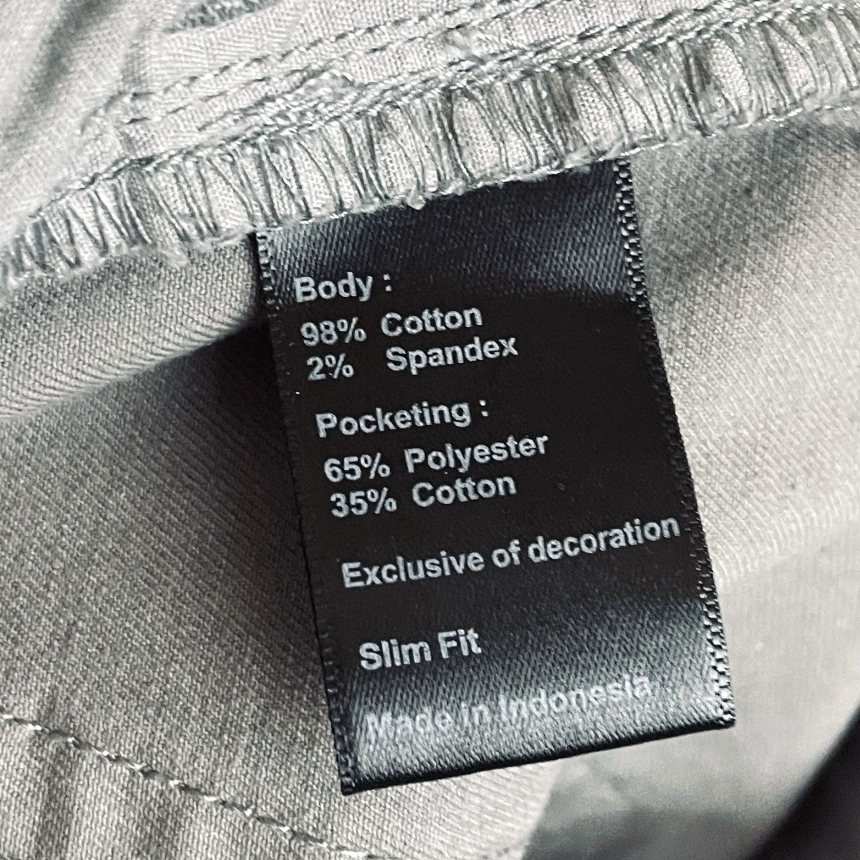 Vintage Flint & Tinder Pants Slim Fit Cotton Spandex Chino 32x32 Gray Men's Regular Straight 30 Inseam Preppy City USA Size US 32 / EU 48 - 7 Thumbnail
