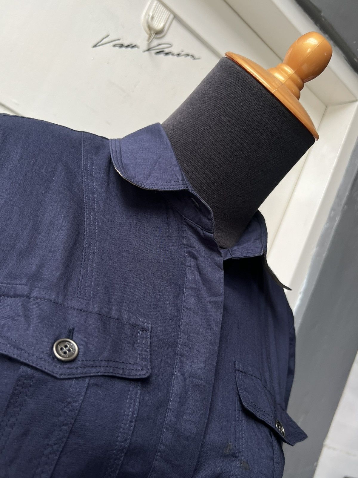 Burberry Burberry London Navy Shirt Dress Size XS / US 0-2 / IT 36-38 - 10 Thumbnail