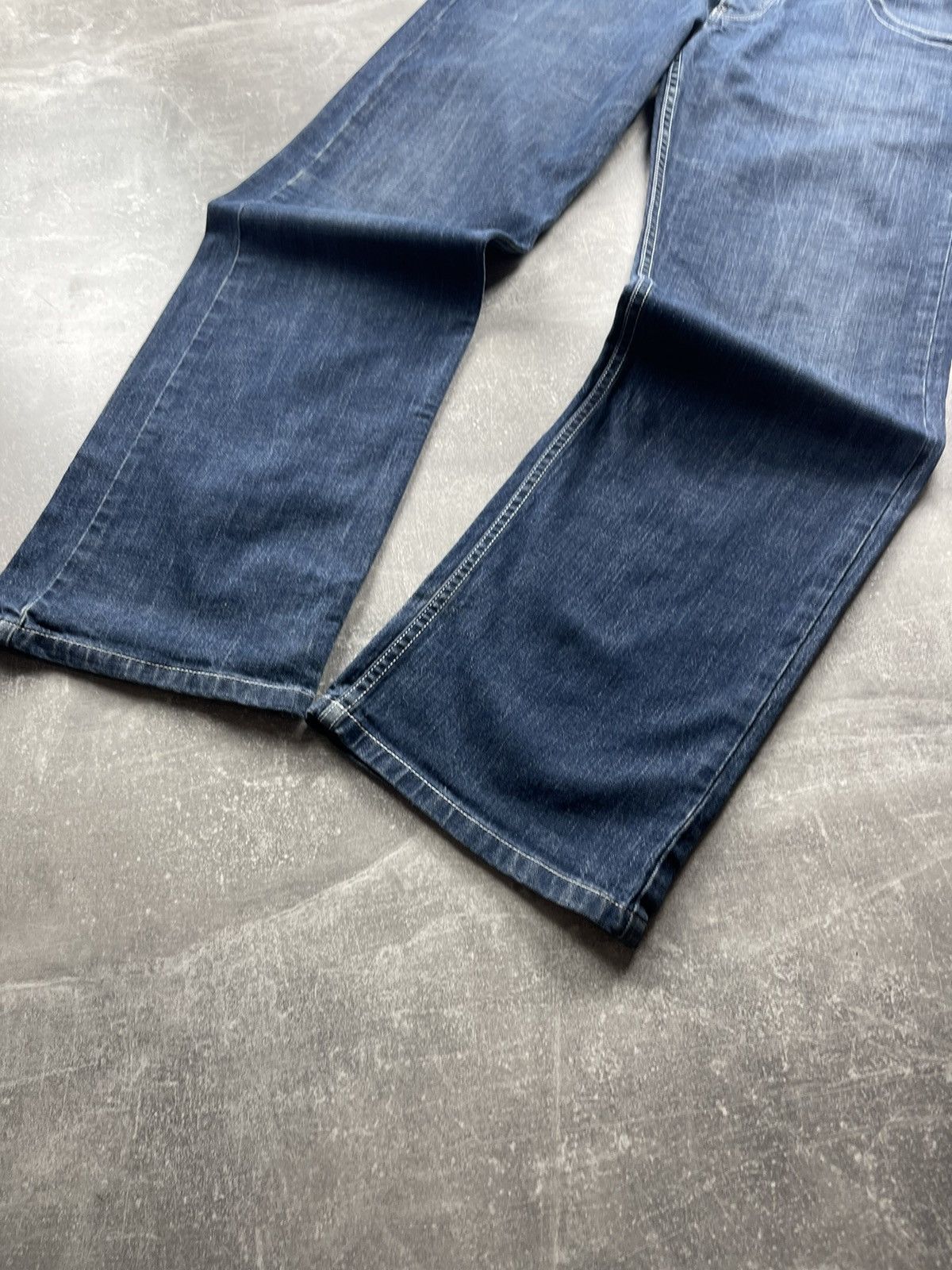 Armani Armani Jeans Vintage 00s Indigo 007 AJ Logo Denim Jeans Size US 33 - 9 Thumbnail