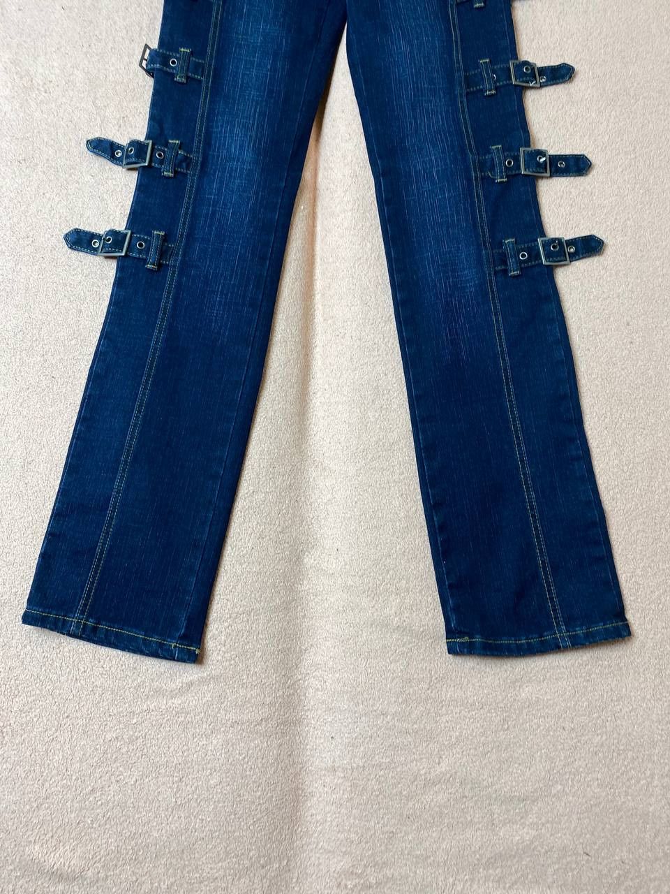 Vintage RARE Distressed Vintage Y2K Dirty Jeans Size 26" / US 2 / IT 38 - 15 Thumbnail