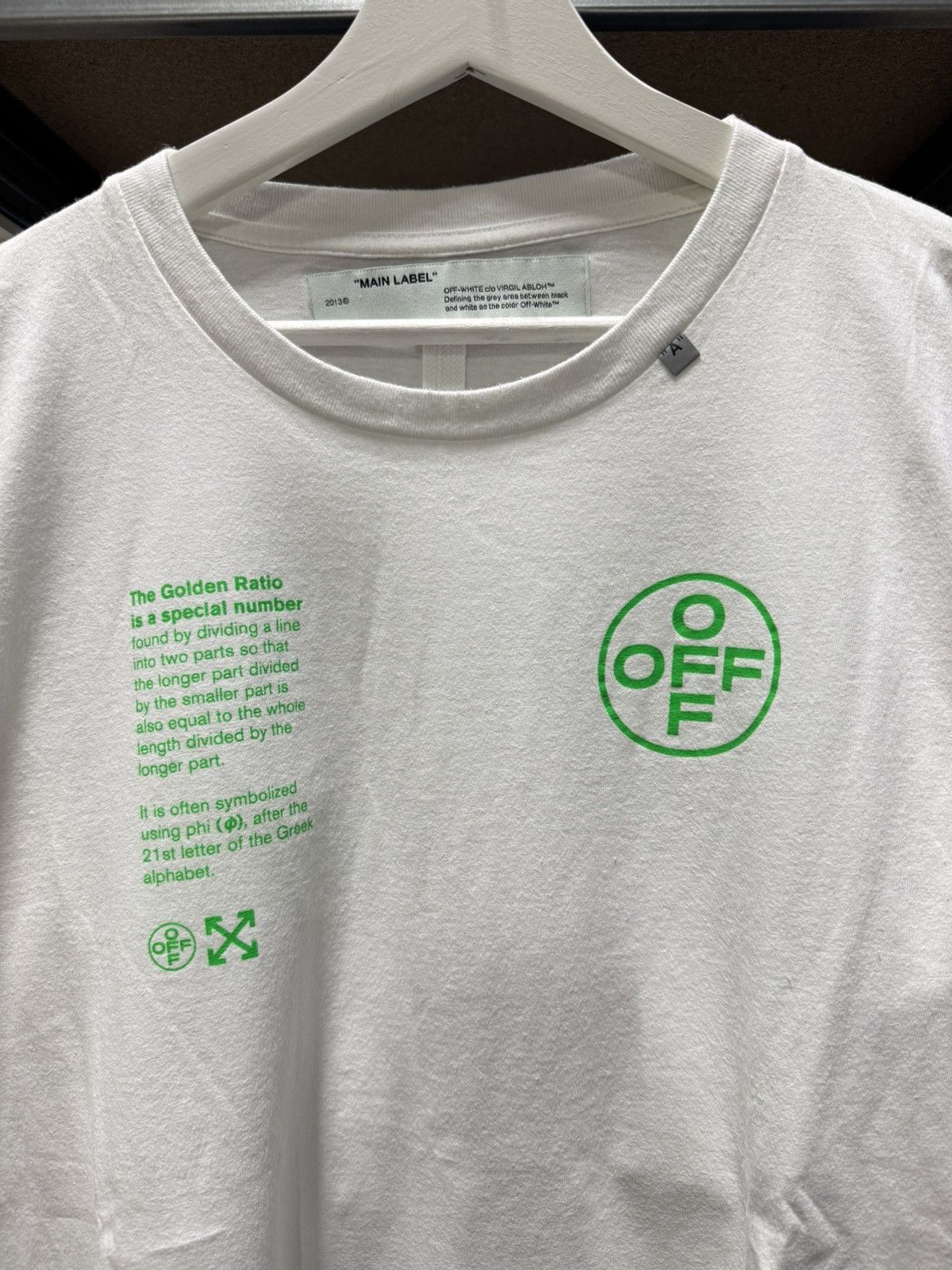 Off-White Off-White Golden Ratio Arrow Long Sleeve T-Shirt NEW 500$ Size US S / EU 44-46 / 1 - 4 Thumbnail