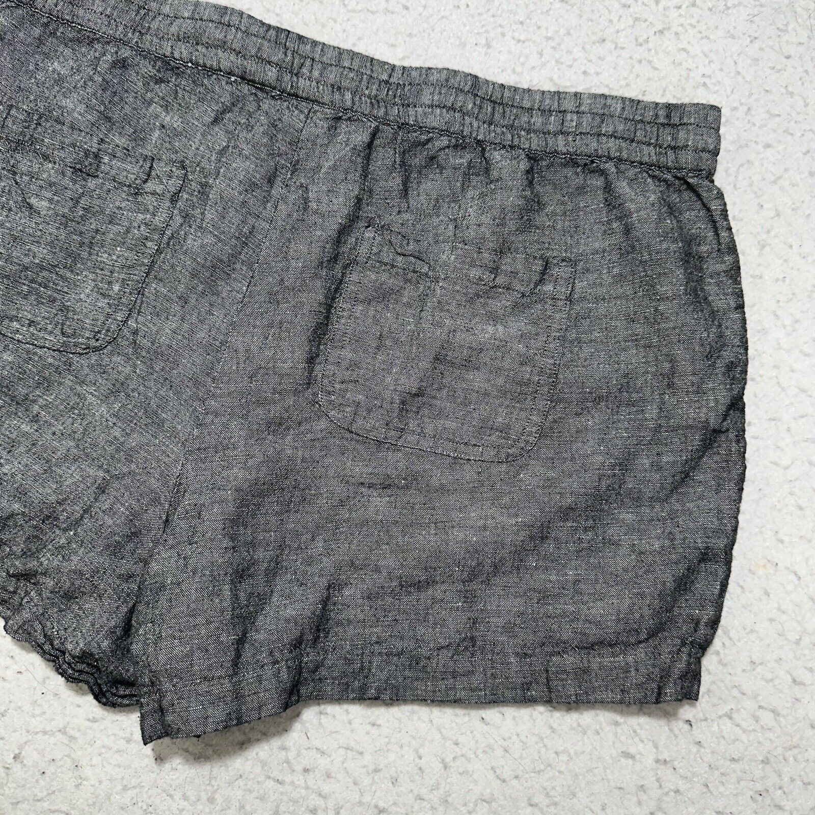 Other Soho Street NY&C Large Linen 3" Inseam Drawstring Shorts Size 34" / US 12 / IT 48 - 8 Thumbnail