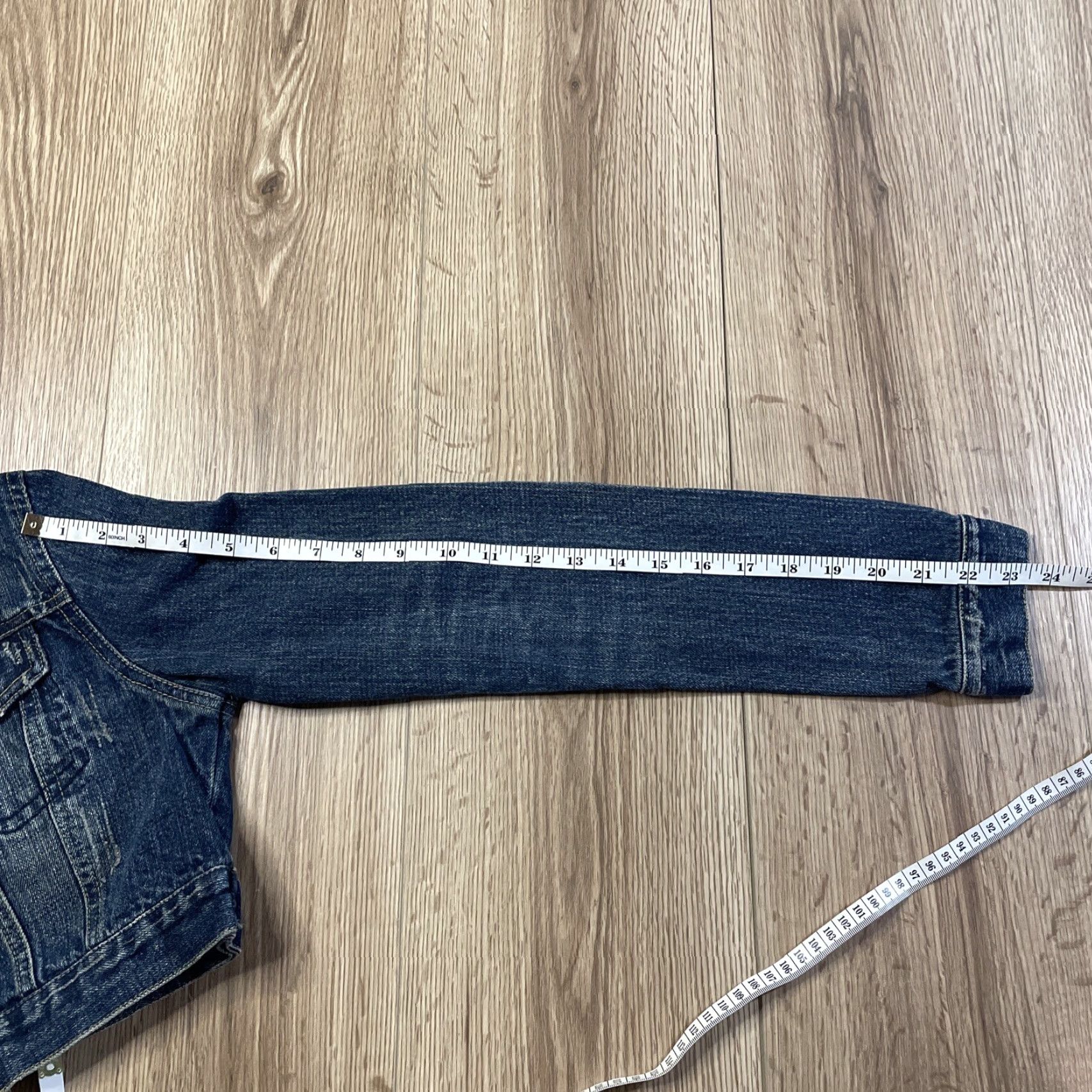 Guess VINTAGE Guess Jean Jacket Women Small Blue Casual Streetwear Fall Spring Summer Winter Cotton Size 28" / US 6 / IT 42 - 4 Thumbnail