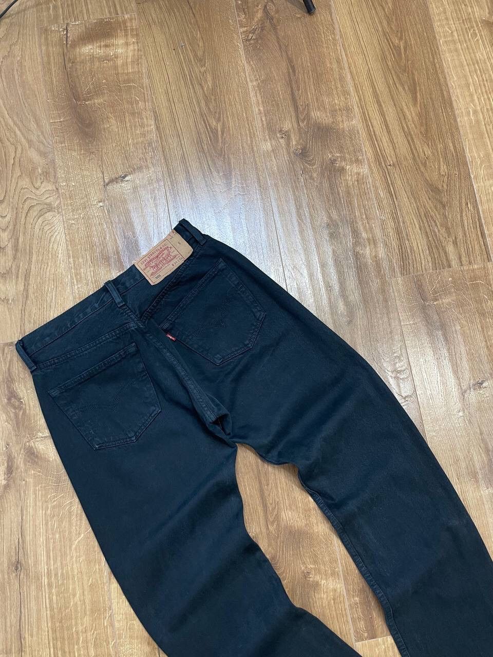 Levi's Vintage 90’s Y2K Style Levi’s 501 Black Denim Jeans Pants Size US 31 - 12 Thumbnail