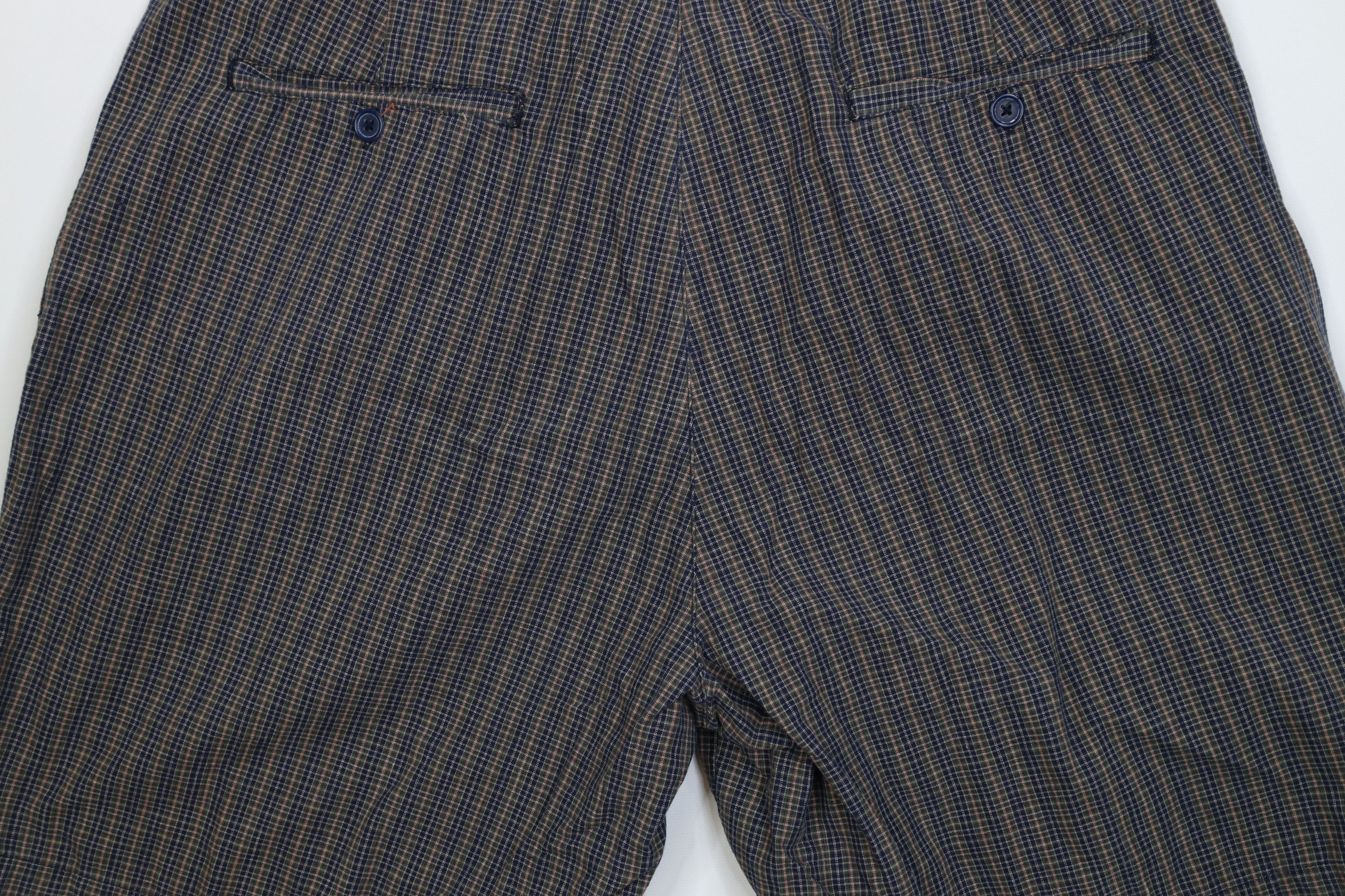 Vintage Vintage 90s Streetwear Chino Golf Shorts Plaid Cotton Size US 38 / EU 54 - 11 Thumbnail