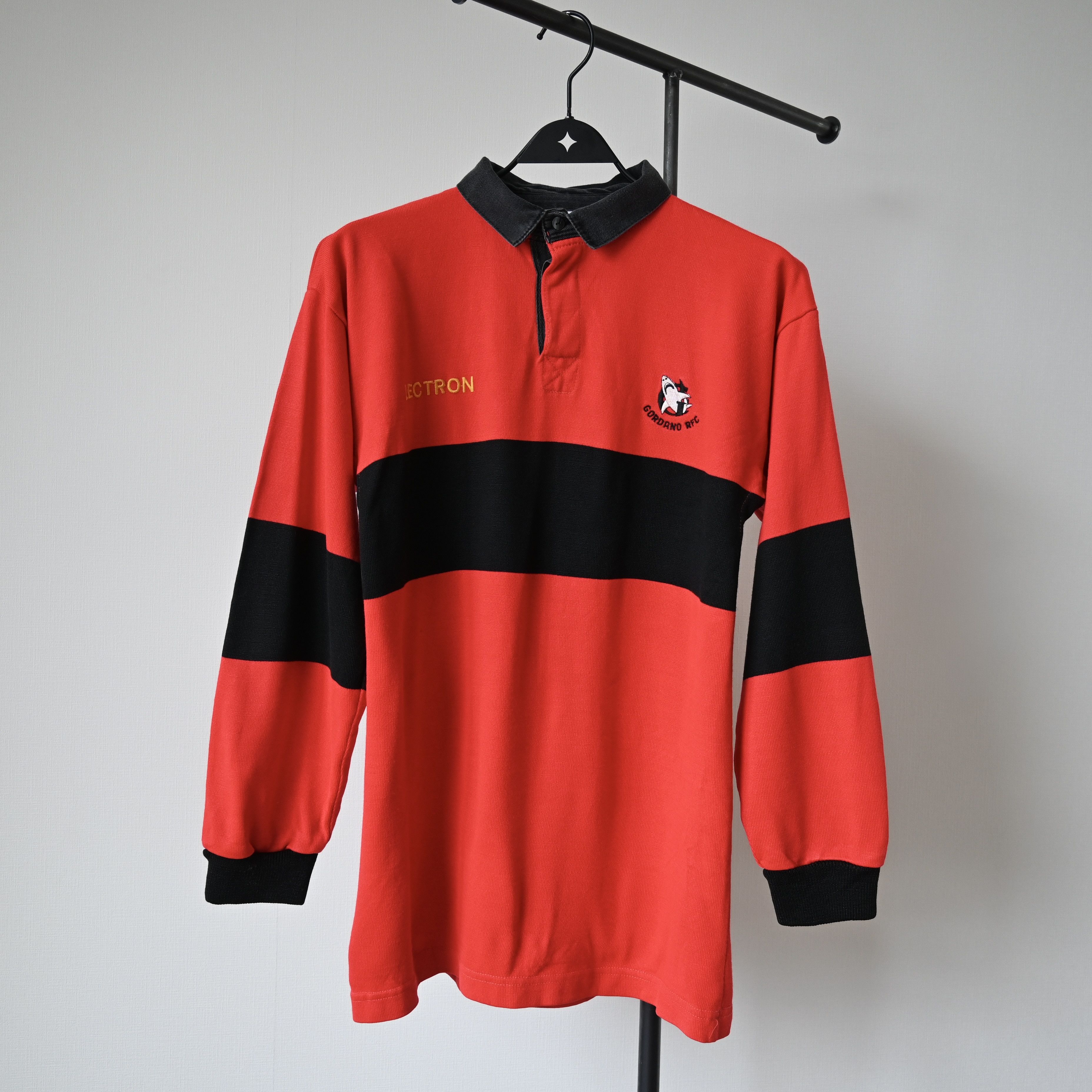 Vintage VTG 1990s STAG RUGBY PRODUCT red x black rugby shirt Size US S / EU 44-46 / 1 - 1 Thumbnail