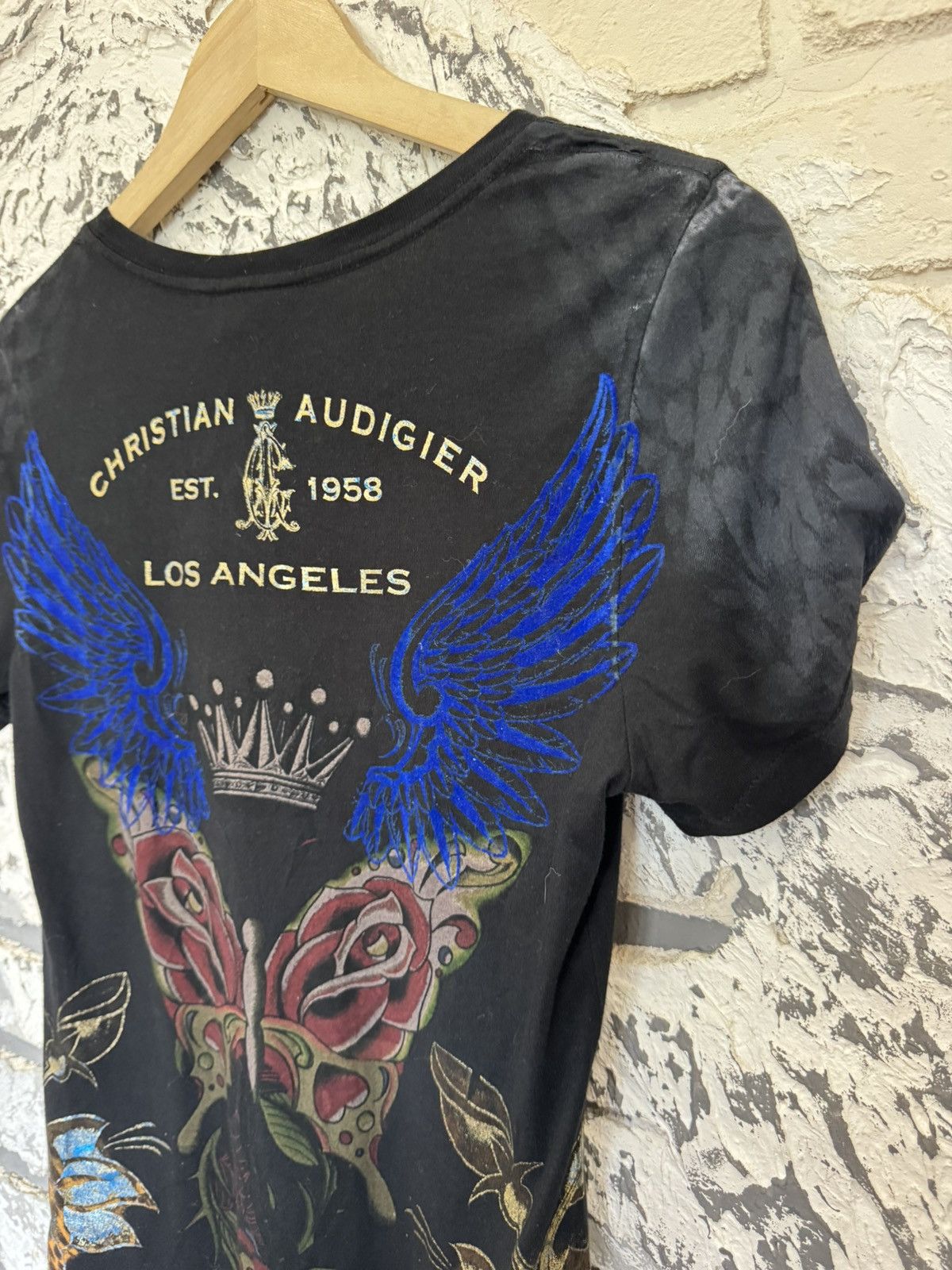 Christian Audigier Christian Audigier T-Shirt Black Size L Size L / US 10 / IT 46 - 11 Thumbnail