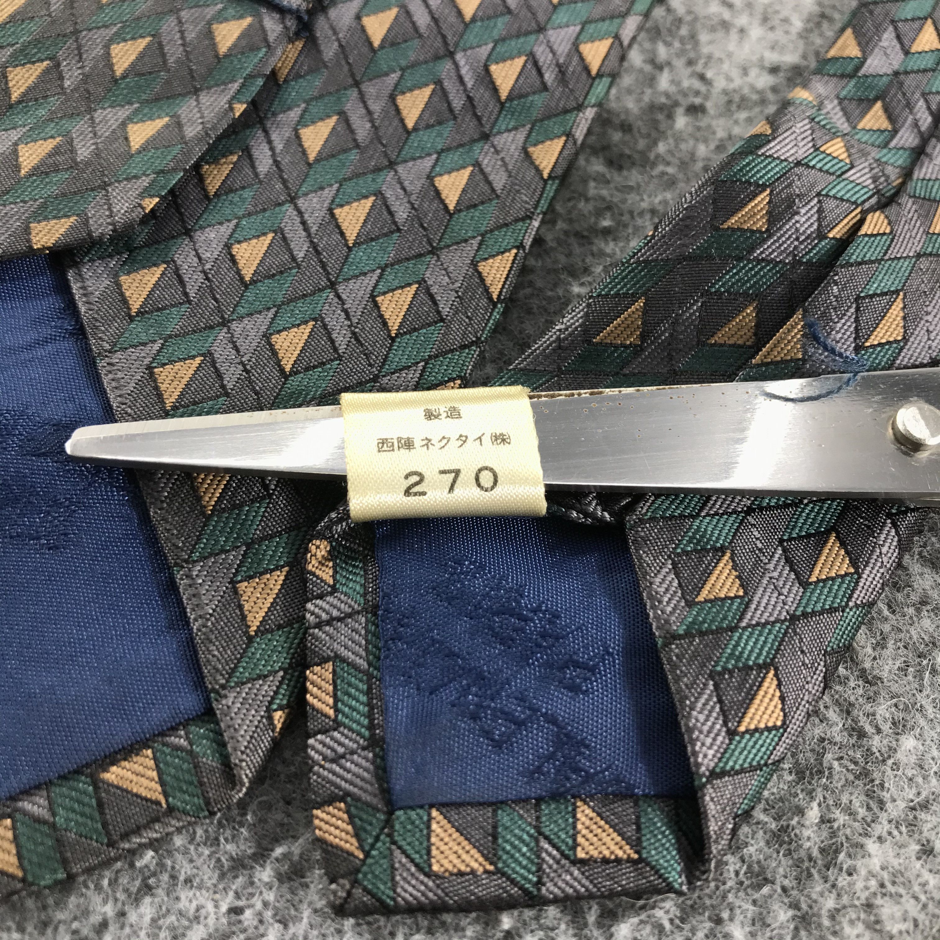 Vintage Vintage BaLENCiaga Silk Neck Ties T27 Size ONE SIZE - 8 Thumbnail