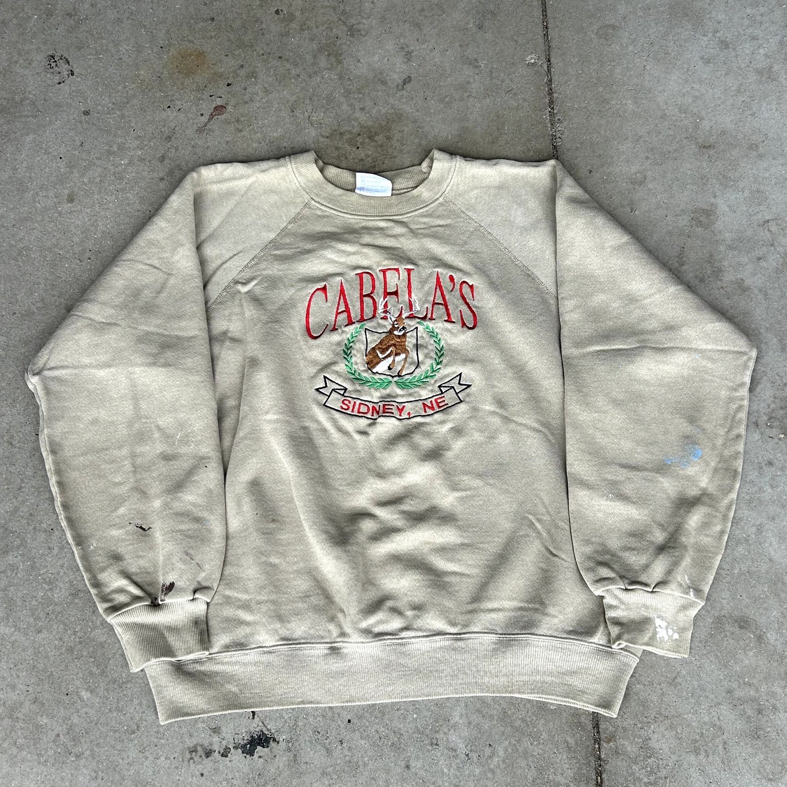 Hanes Vintage 90s Cabelas Crewneck Large Size US L / EU 52-54 / 3 - 1 Thumbnail