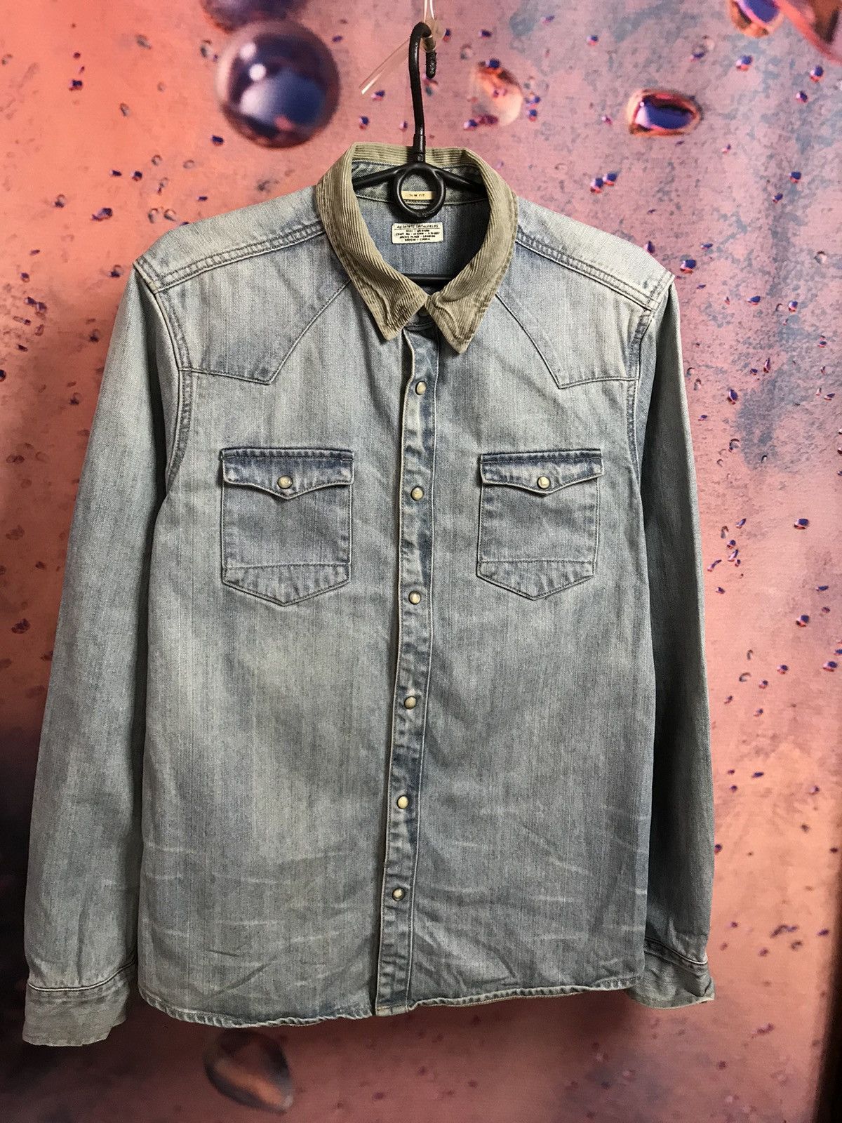 Allsaints Allsaints luxury streetwear denim shirt Size US M / EU 48-50 / 2 - 2 Thumbnail