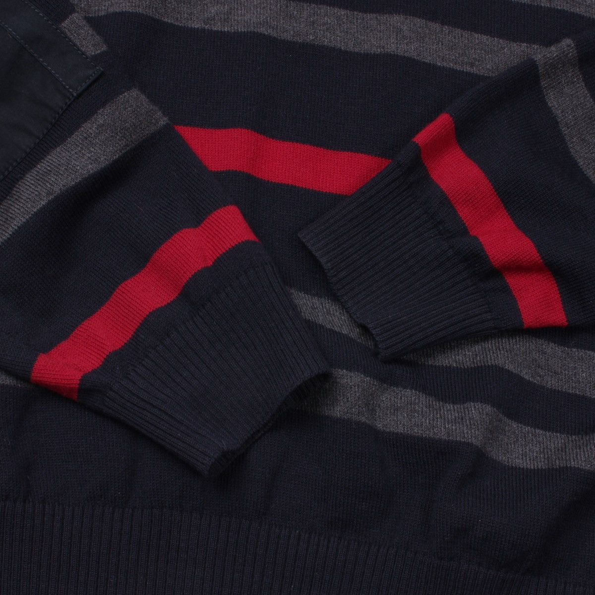 Designer × Paul & Shark PAUL SHARK Yachting Club Wool Half Zip 1/4 Striped Sweater Size US XL / EU 56 / 4 - 13 Thumbnail