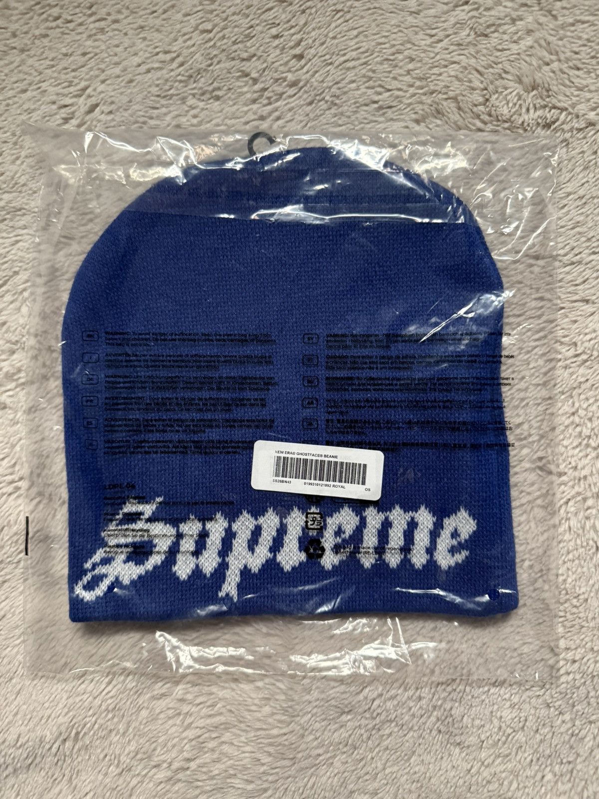 New Era × Supreme Supreme New Era Ghostface Beanie Size ONE SIZE - 2 Thumbnail