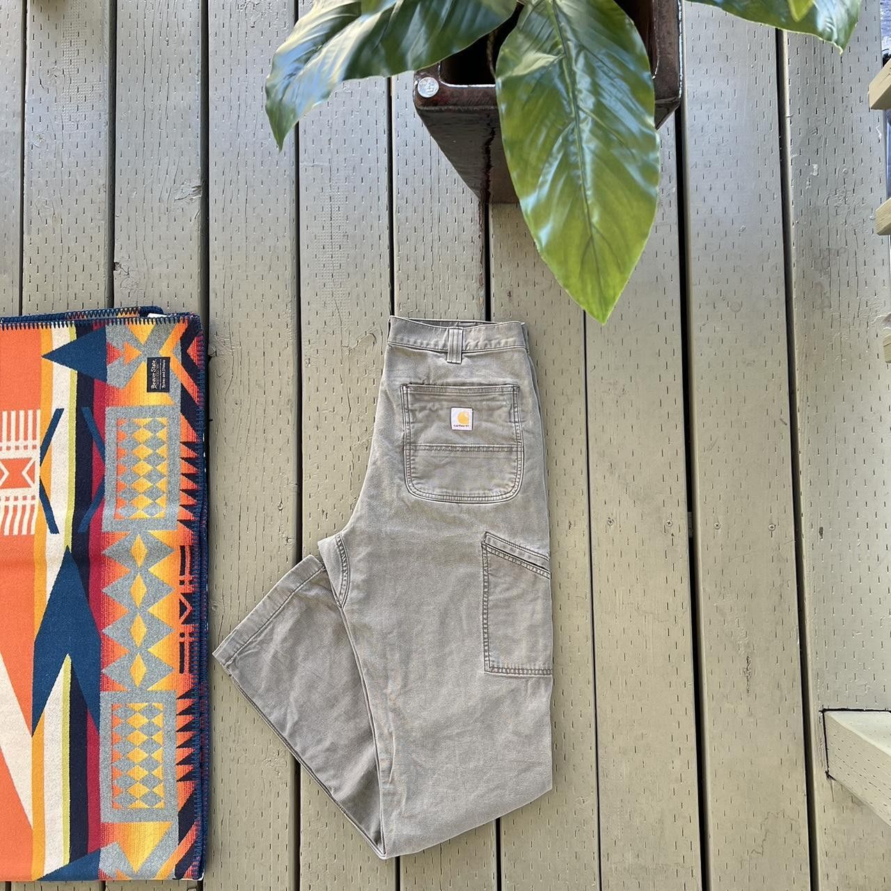Carhartt Carhartt Pants Men’s 32x32 Relaxed Carpenter Workwear Grey Size US 32 / EU 48 - 3 Thumbnail