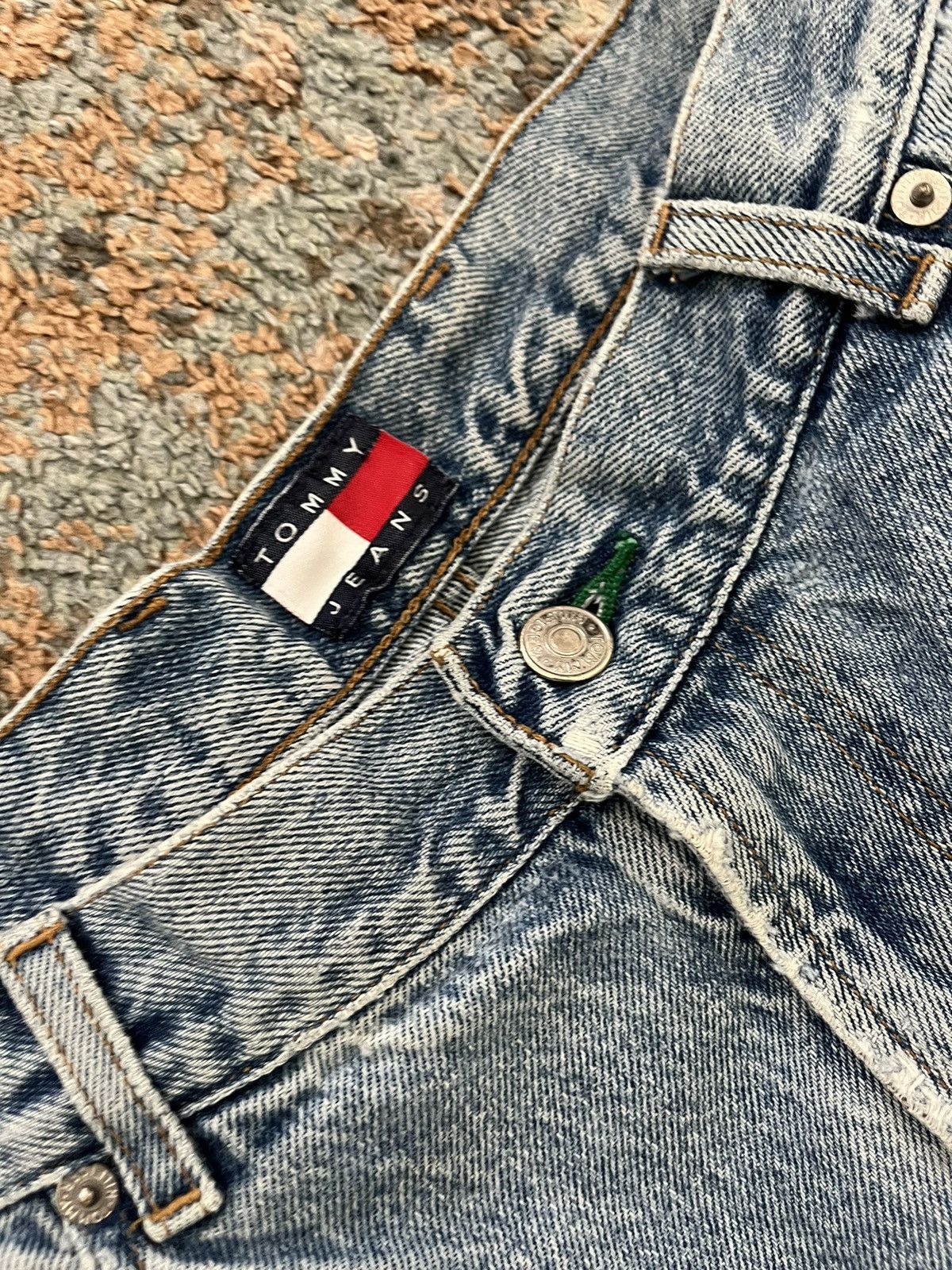 Tommy Hilfiger × Tommy Jeans VTG Tommy Hilfiger Relaxed Carpenter Denim 34 Size US 34 / EU 50 - 6 Thumbnail