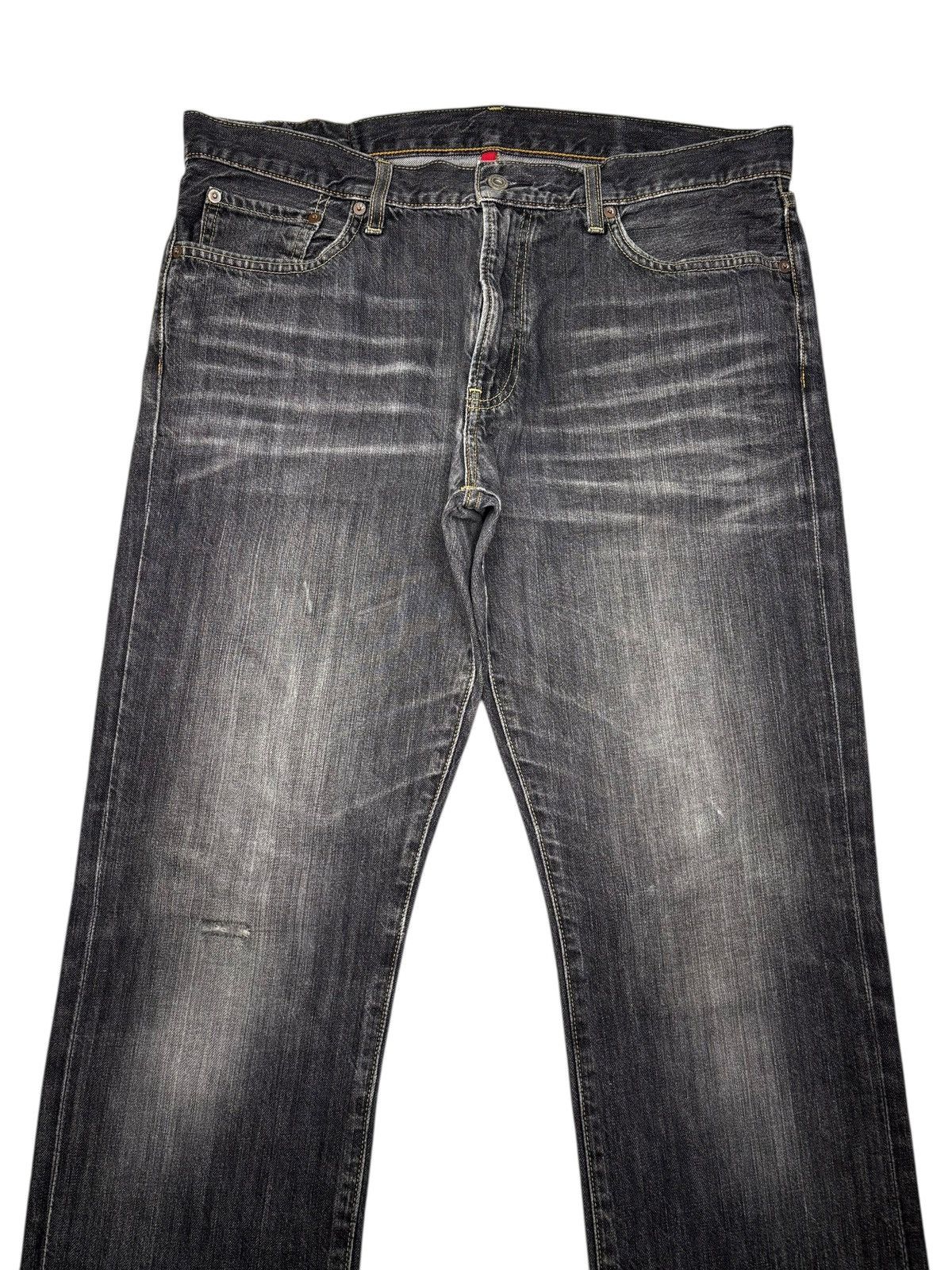 Undercover × Uniqlo VINTAGE UNIQLO S002 JAPAN FADED BLACK LOOSE JEANS Size US 37 - 5 Thumbnail