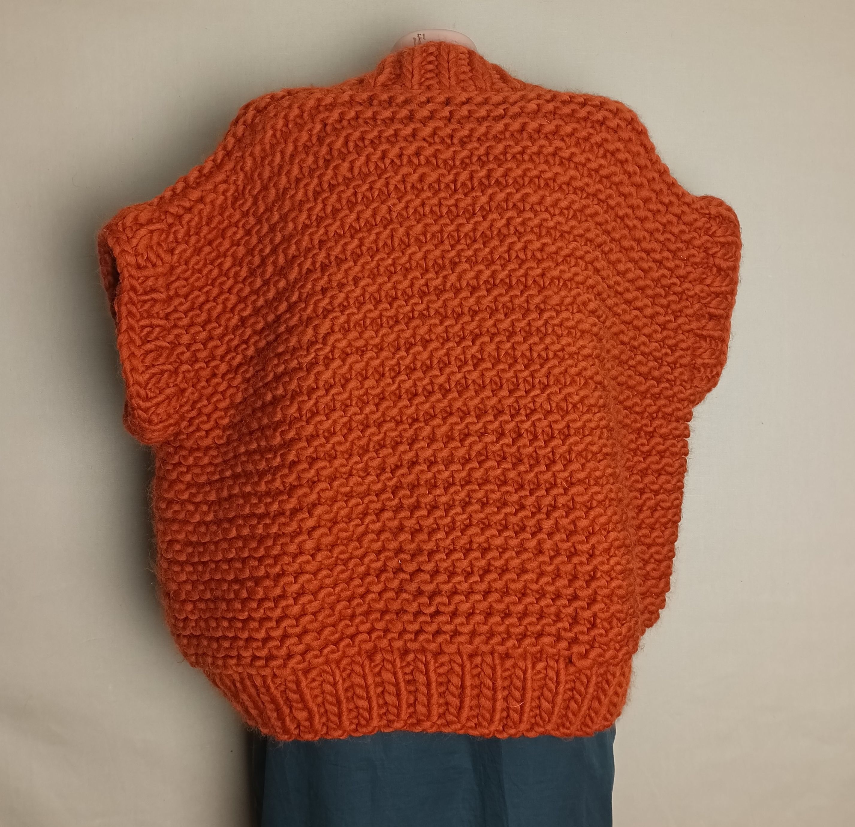 Handmade Club Knit Switzerland Handmade Wool Vest Size M / US 6-8 / IT 42-44 - 2 Thumbnail