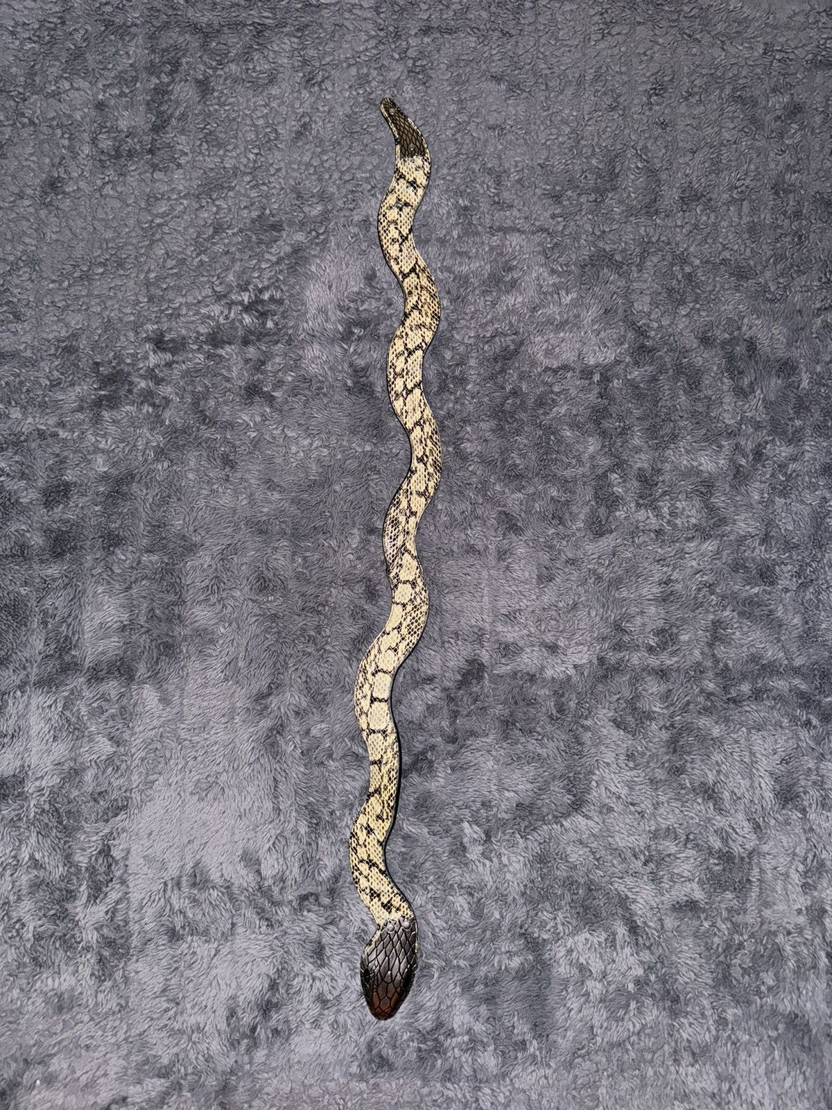 Gucci Gucci Curved Snakeskin Belt Size 32 - 2 Thumbnail