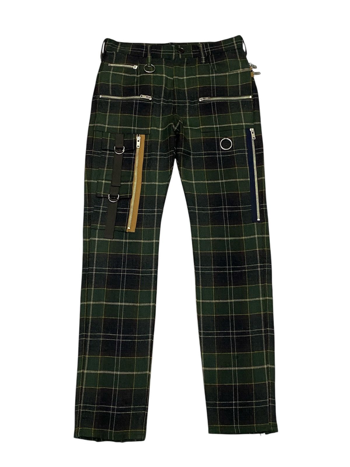 希少カラー UNDERCOVER BONDAGE PANTS SIDE ZIP Undercover SS19 Wool Zipper Bondage Pants