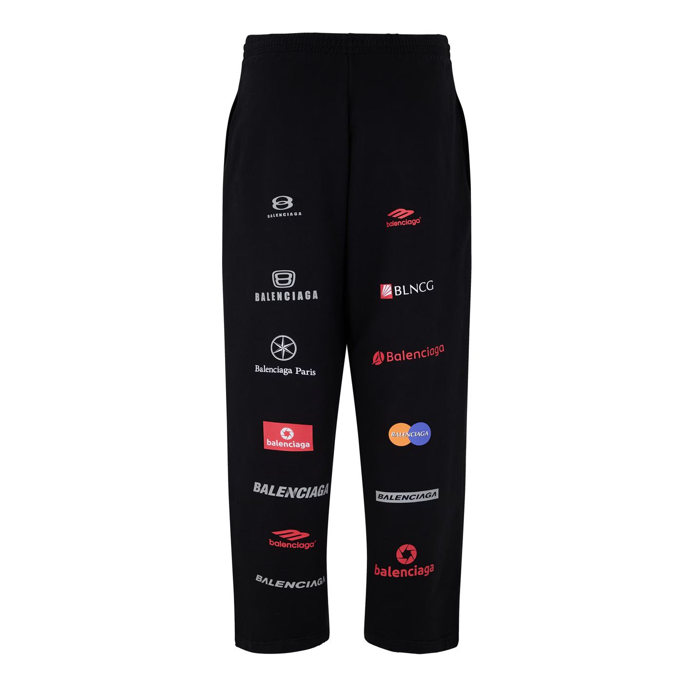 Balenciaga o1g2r1mq0226 Logo Jogging Pants In Black Size US 32 / EU 48 - 2 Thumbnail
