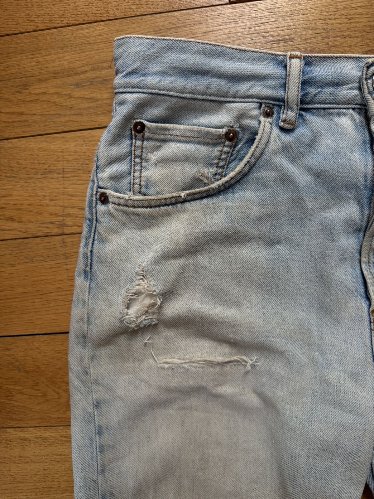 Acne Studios Light Blue Acne Studios Jeans Size US 30 / EU 46 - 2 Thumbnail