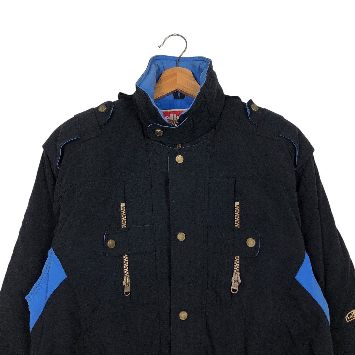 Japanese Brand 📌Vintage Cropped Ski Jacket Ellesse Bomber Issey Miyake Size US S / EU 44-46 / 1 - 4 Thumbnail