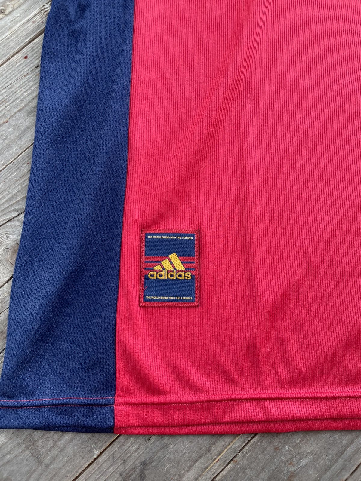 Vintage Vintage 90’s Adidas Spain Home Size US XL / EU 56 / 4 - 4 Thumbnail