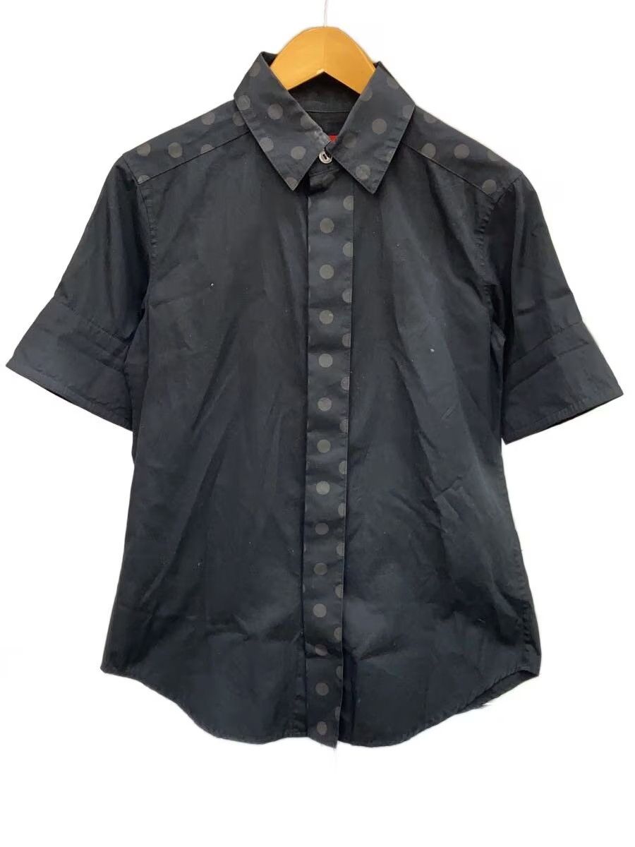 Polka Dot Short Sleeve Button Shirt