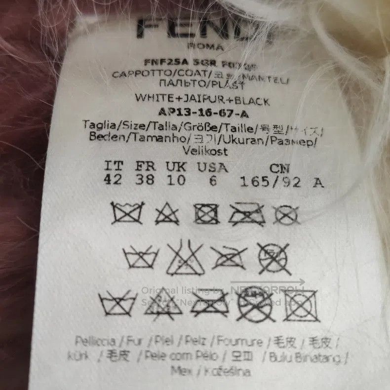 Fendi Fendi Shearling and Mink Fur Mixed Color Long Sleeve Fur C Size S / US 4 / IT 40 - 4 Thumbnail