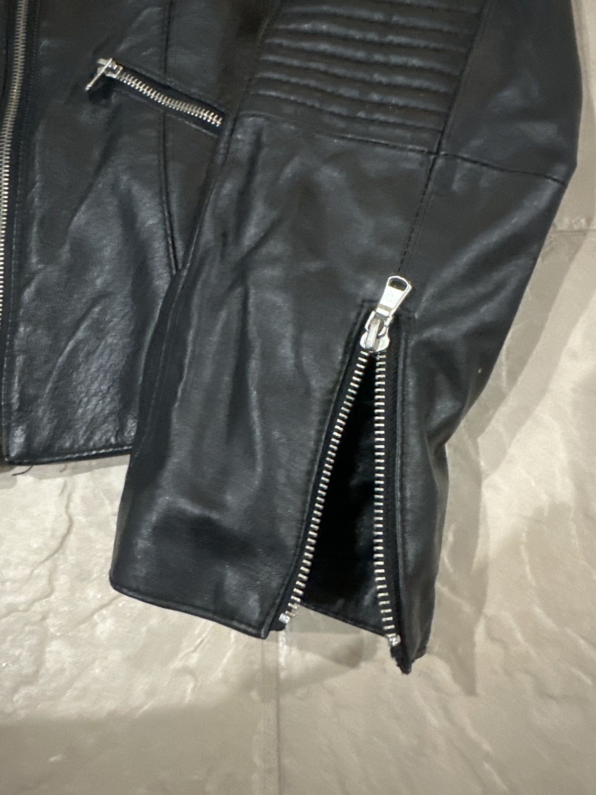 Other Oscar Leopold Leather Biker Jacket Size US L / EU 52-54 / 3 - 5 Thumbnail