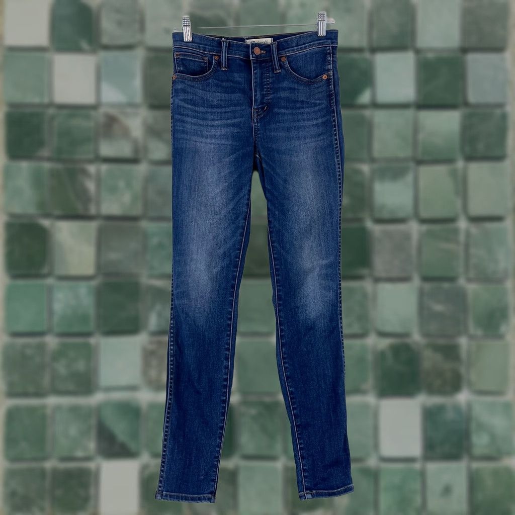 Madewell Madewell High-Rise Skinny Jeans Womens Size 26 Blue Denim Casual 10" Size 26" / US 2 / IT 38 - 1 Thumbnail