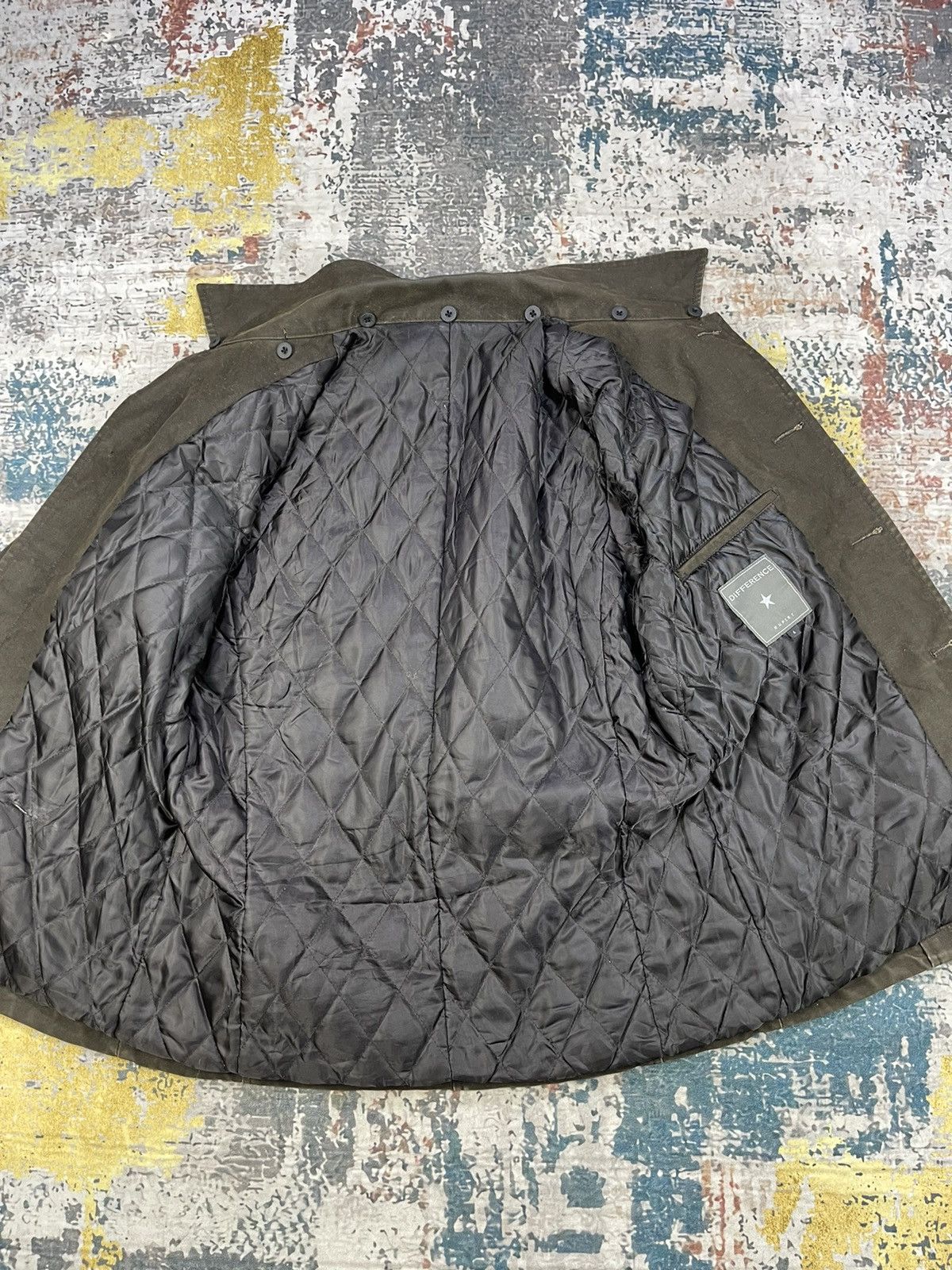 Japanese Brand Difference Rupert Multipocket Coated Denim Jacket Size US S / EU 44-46 / 1 - 5 Thumbnail