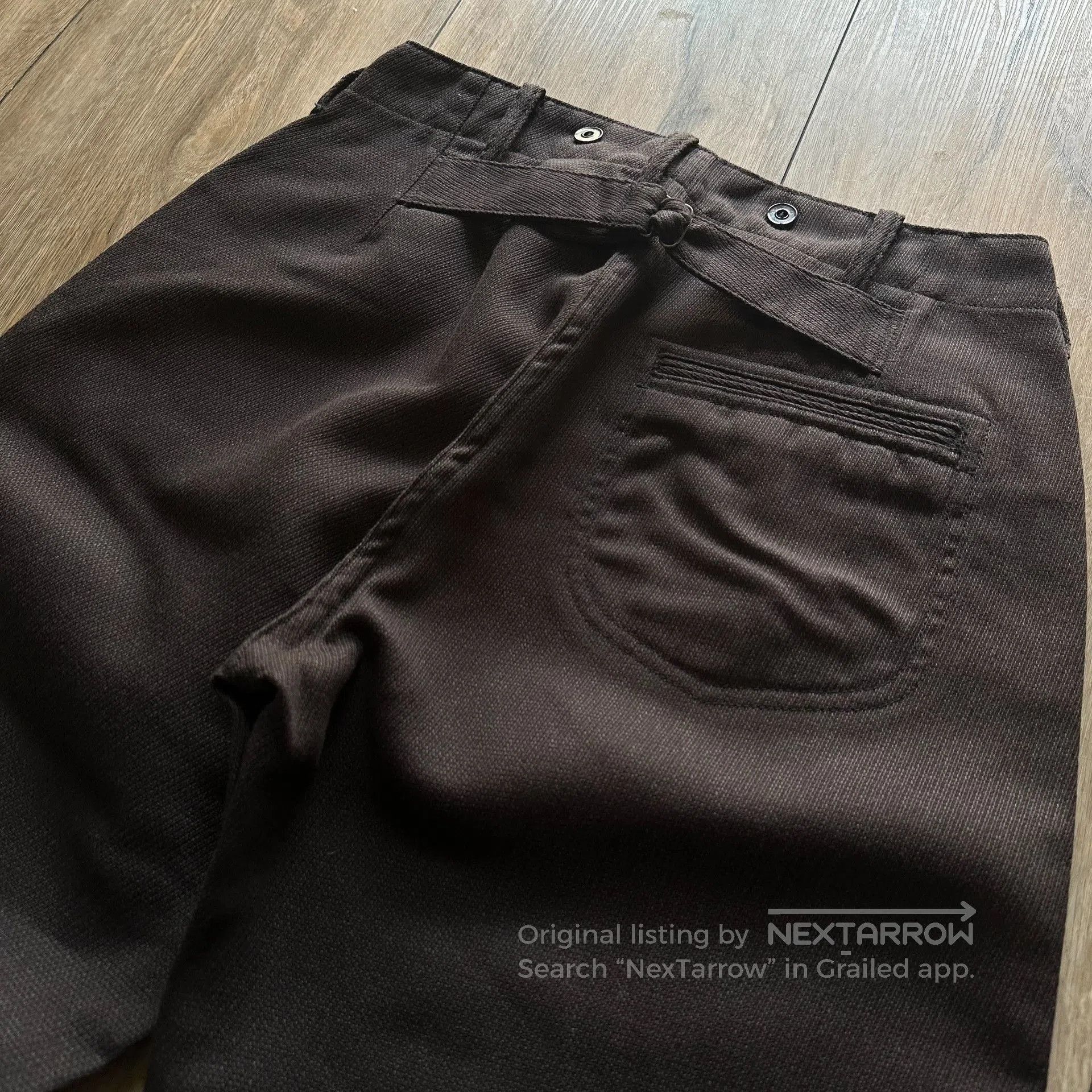 BLACK SIGN Black Sign New Brown Vintage Wide. Size US 34 / EU 50 - 6 Thumbnail