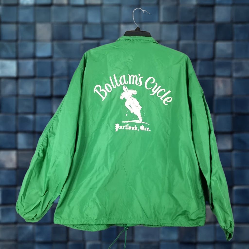 Vintage VINTAGE Olympic Mexico 1968 Jacket Men M Green Solid 60s 70s 80s 90s Motorcycle Logo Sports Size US M / EU 48-50 / 2 - 1 Thumbnail