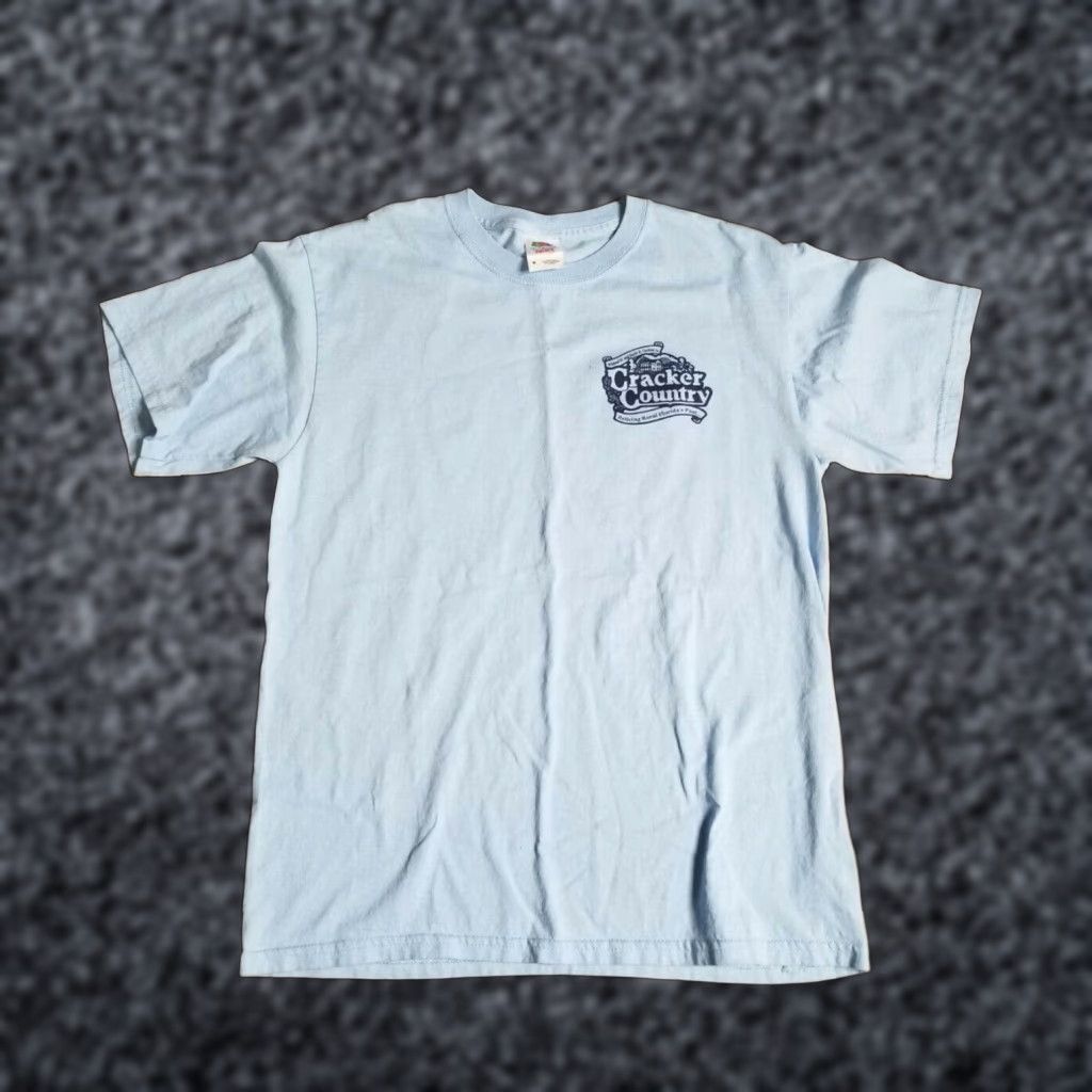 Fruit Of The Loom Vintage Fruit of the Loom Men's Florida Double-Sided T-Shirt Crew Neck Blue 90s Country Size US M / EU 48-50 / 2 - 1 Thumbnail