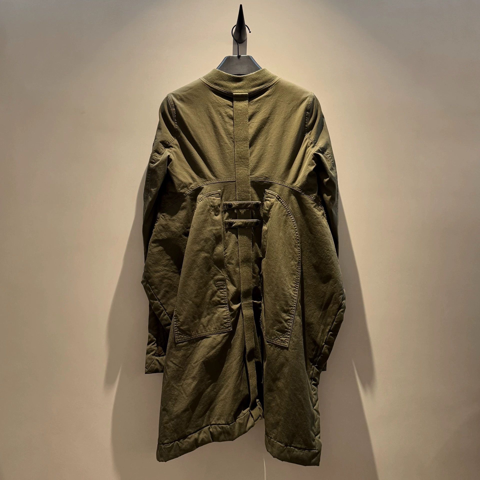 Rick Owens rickowens drkshdw Long Military MA-1 Jacket Size S / US 4 / IT 40 - 2 Thumbnail