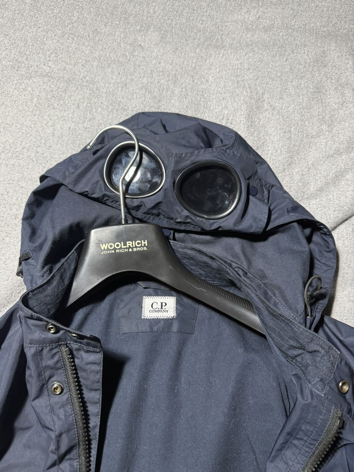 C.P. Company C p company Google jacket micro-m navy Size US L / EU 52-54 / 3 - 6 Thumbnail